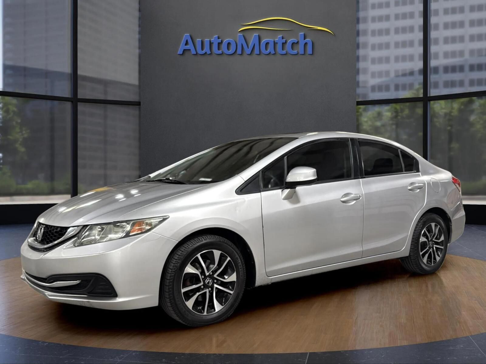 SILVER, 2013 HONDA CIVIC Thumnail Image 4