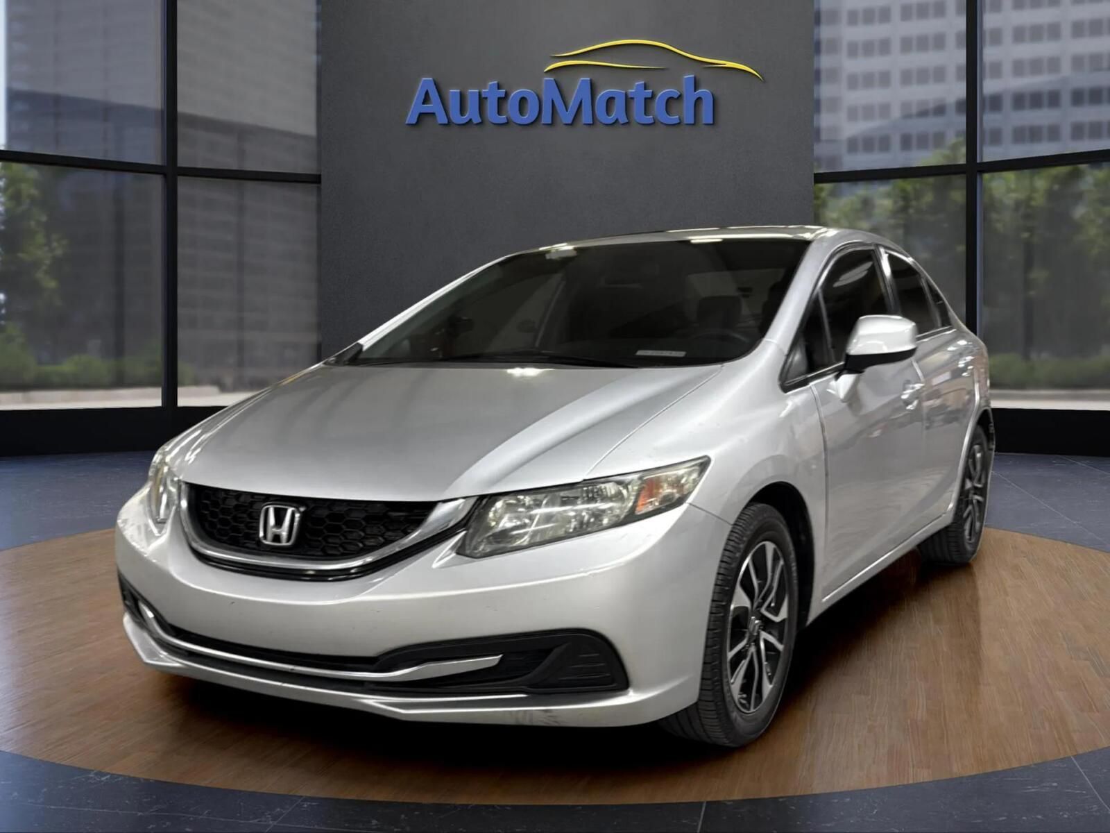 SILVER, 2013 HONDA CIVIC Thumnail Image 3