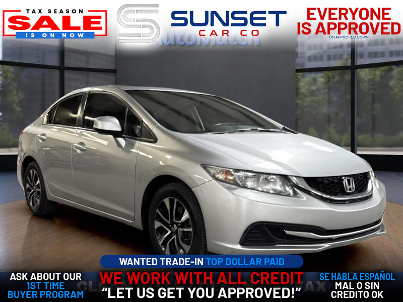 SILVER, 2013 HONDA CIVIC Image 
