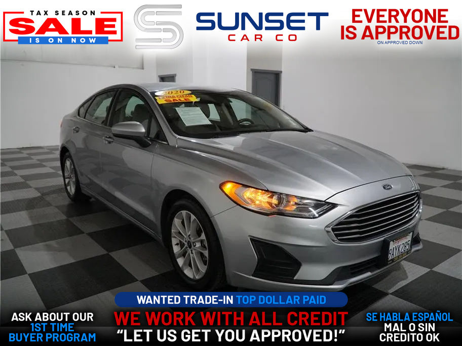 BLACK, 2020 FORD FUSION Image 