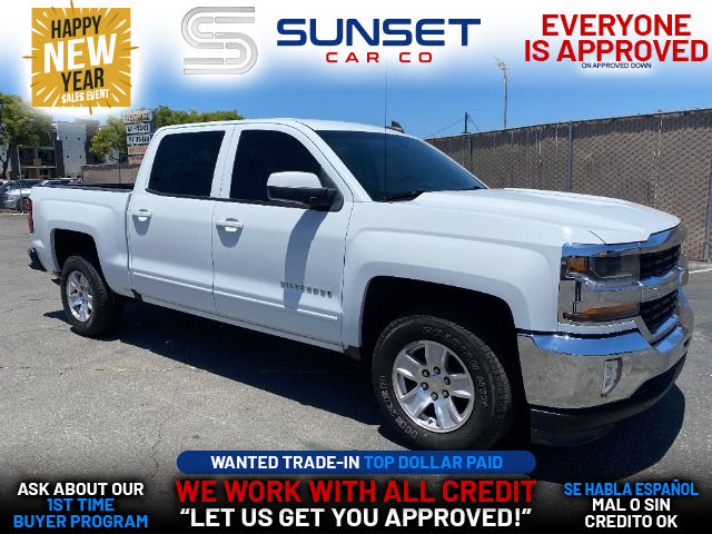 WHITE, 2016 CHEVROLET SILVERADO 1500 CREW CAB Image 