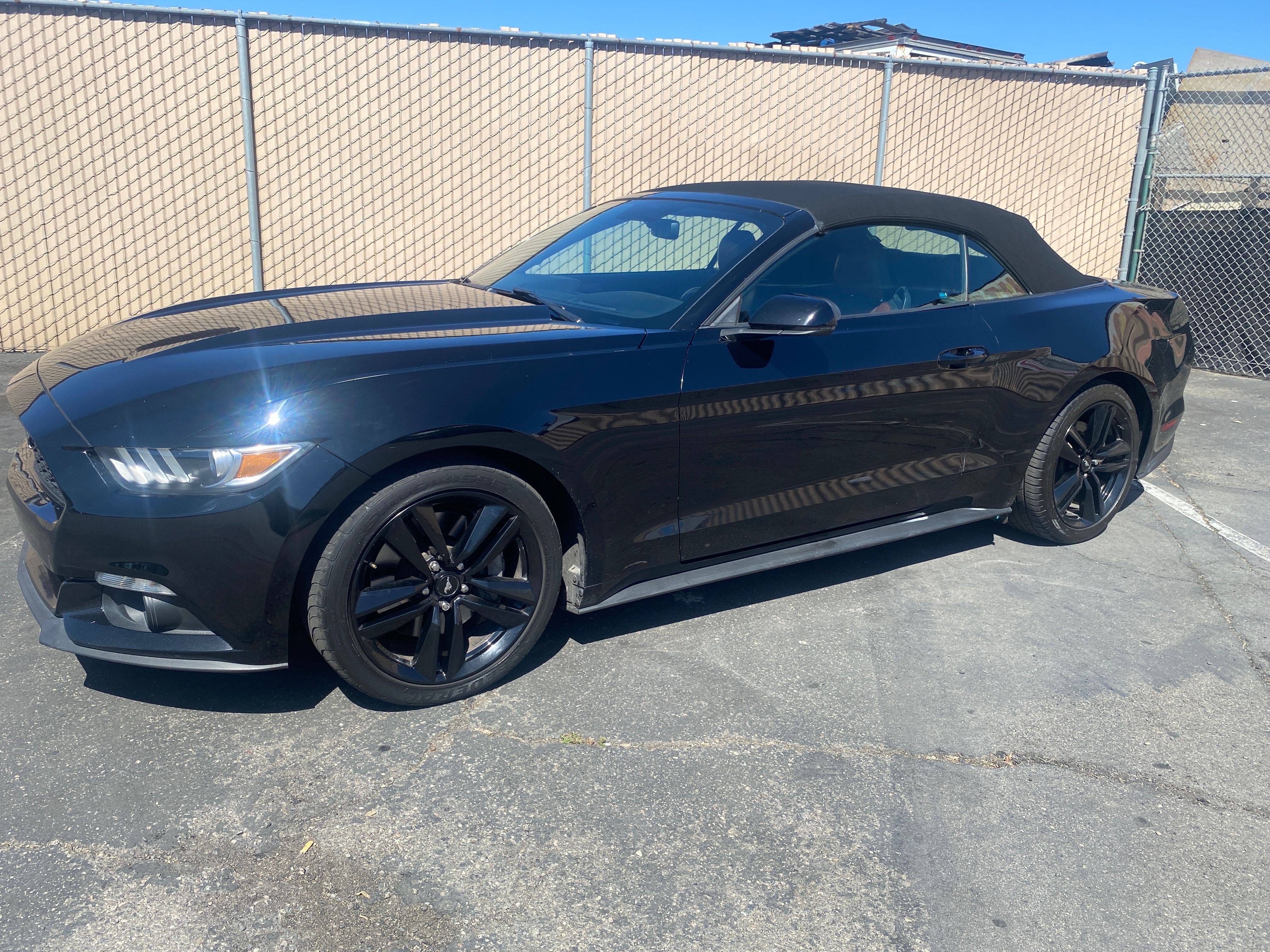 BLACK, 2015 FORD MUSTANG Thumnail Image 34