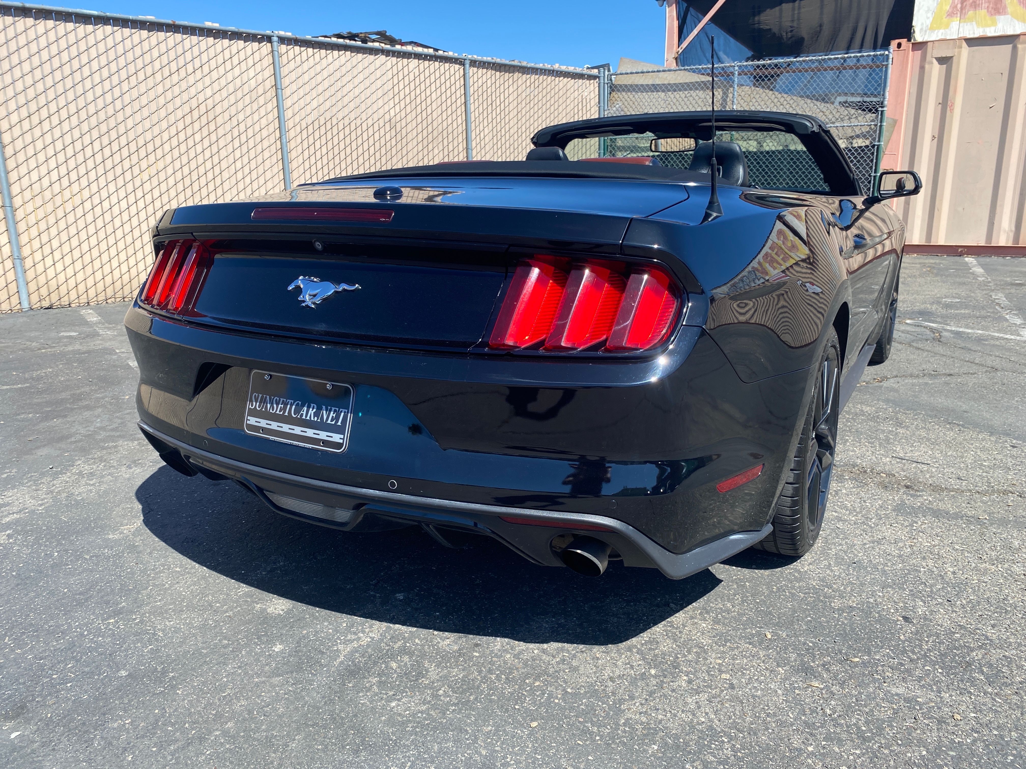 BLACK, 2015 FORD MUSTANG Thumnail Image 6
