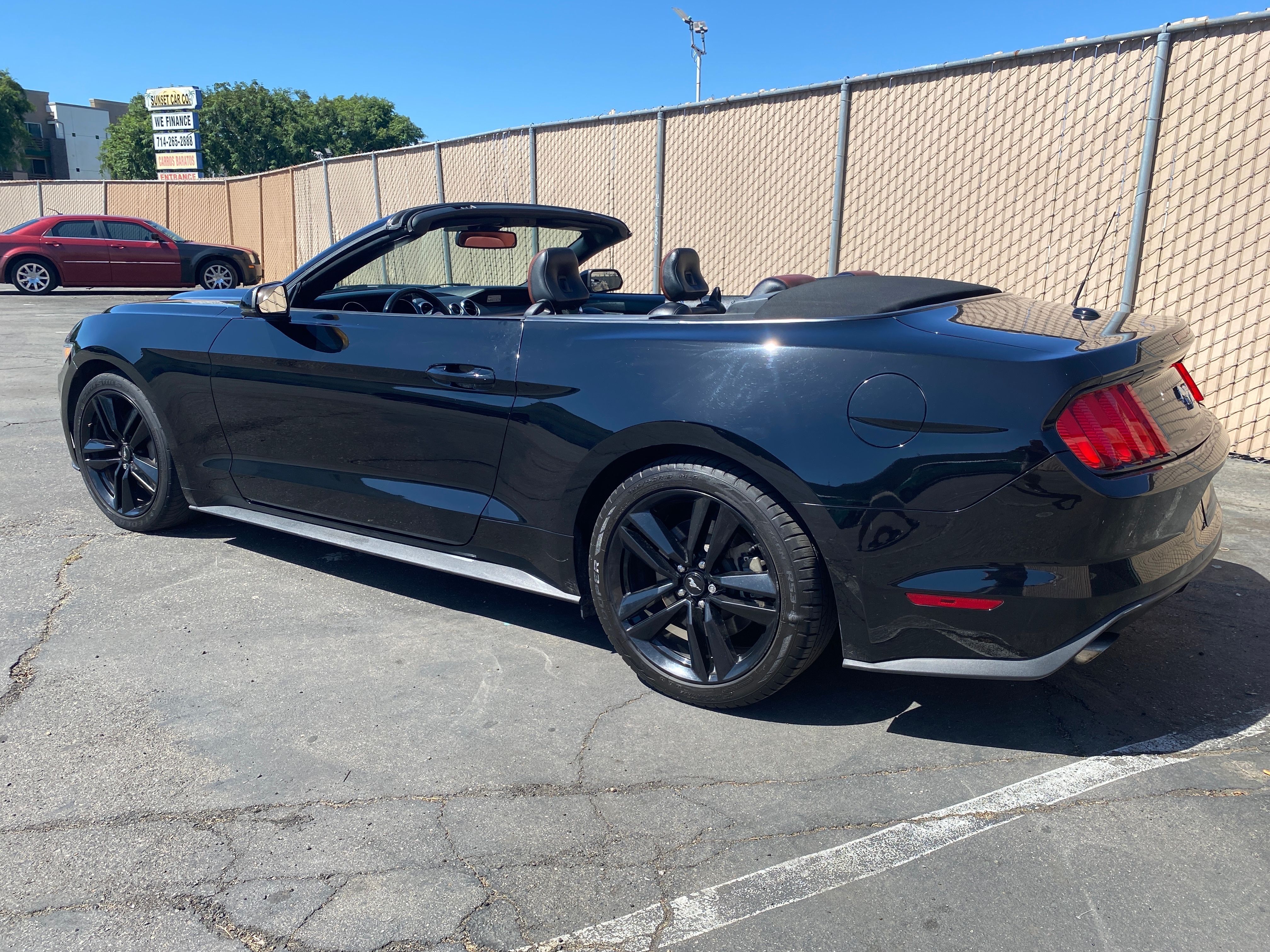 BLACK, 2015 FORD MUSTANG Thumnail Image 8