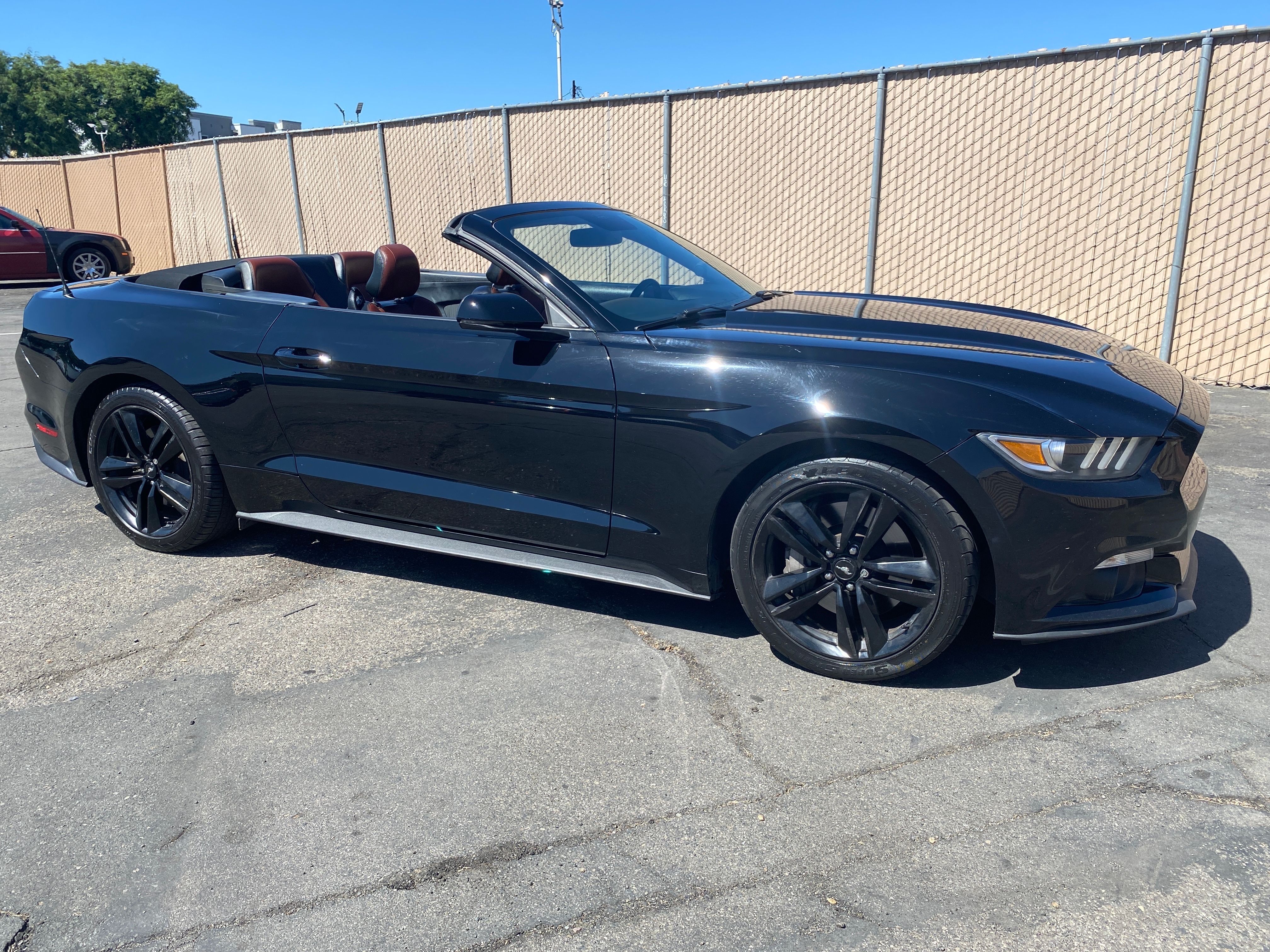 BLACK, 2015 FORD MUSTANG Thumnail Image 3