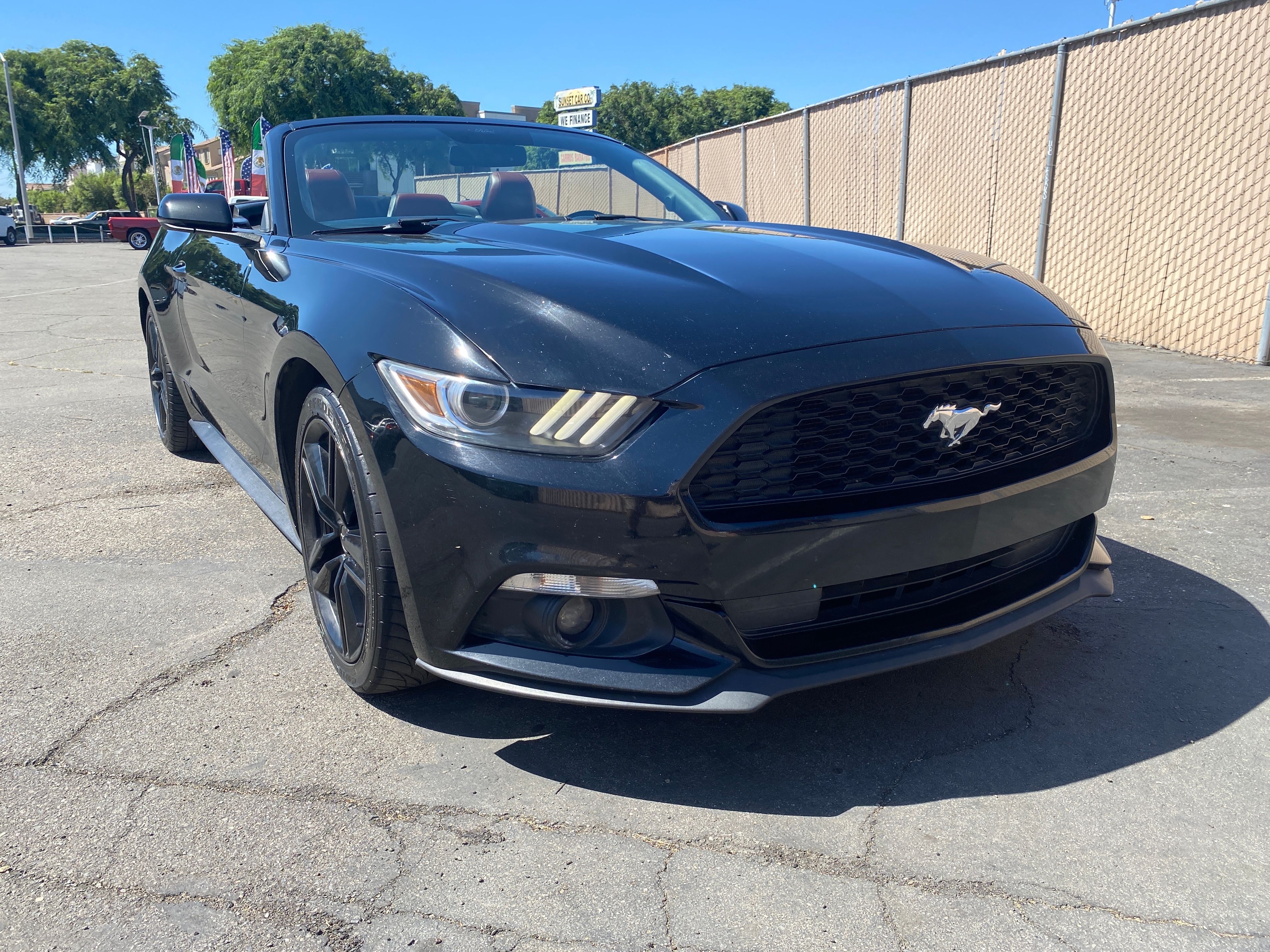 BLACK, 2015 FORD MUSTANG Thumnail Image 2