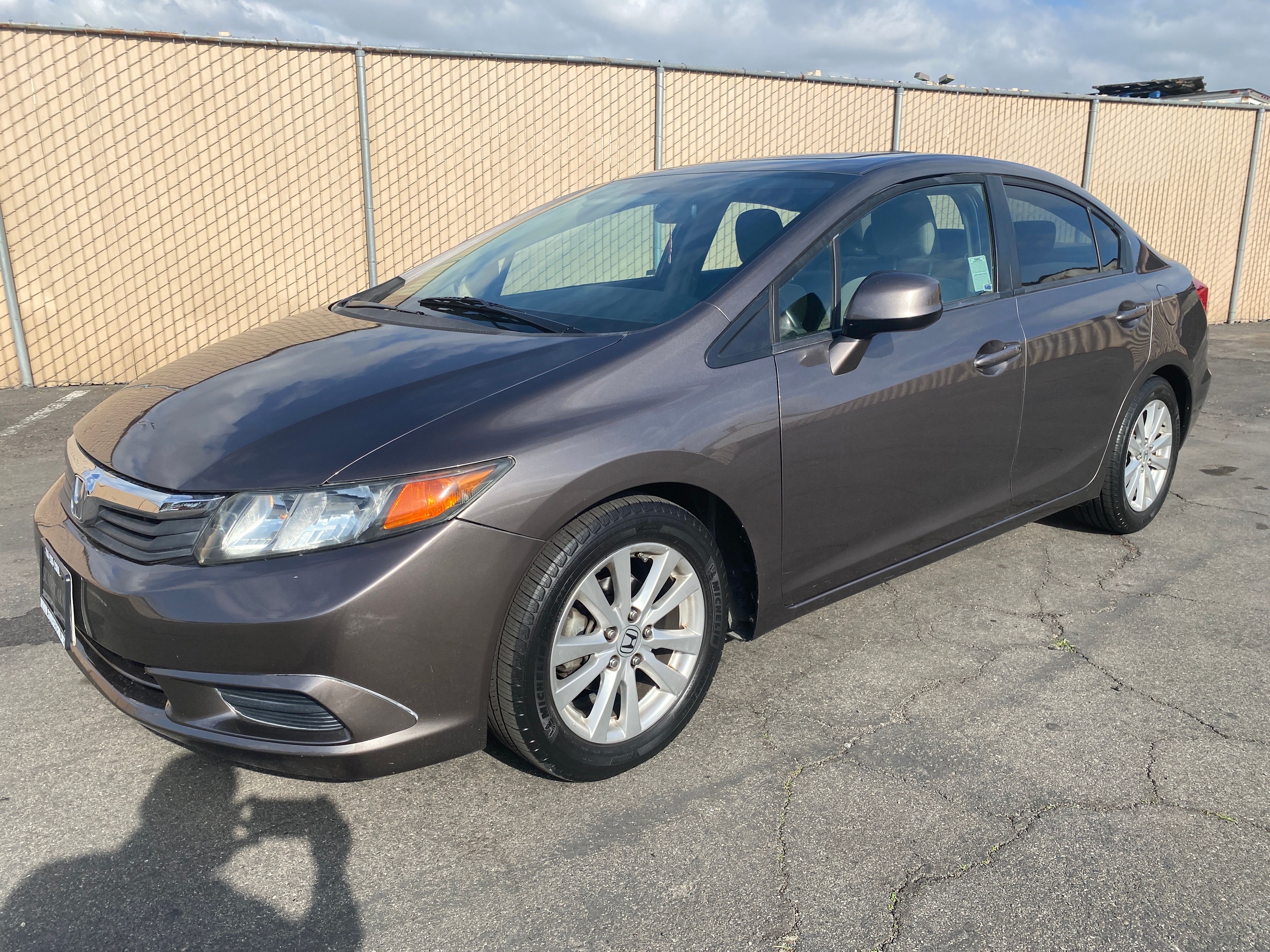 GREY, 2012 HONDA CIVIC Thumnail Image 10