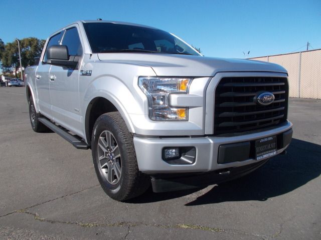 SILVER, 2017 FORD F150 SUPERCREW CAB Thumnail Image 2