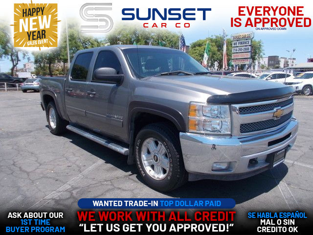 GRAY, 2013 CHEVROLET SILVERADO 1500 CREW CAB Image 