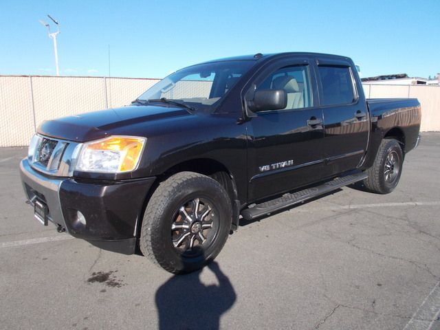 BLACK, 2013 NISSAN TITAN CREW CAB Thumnail Image 9