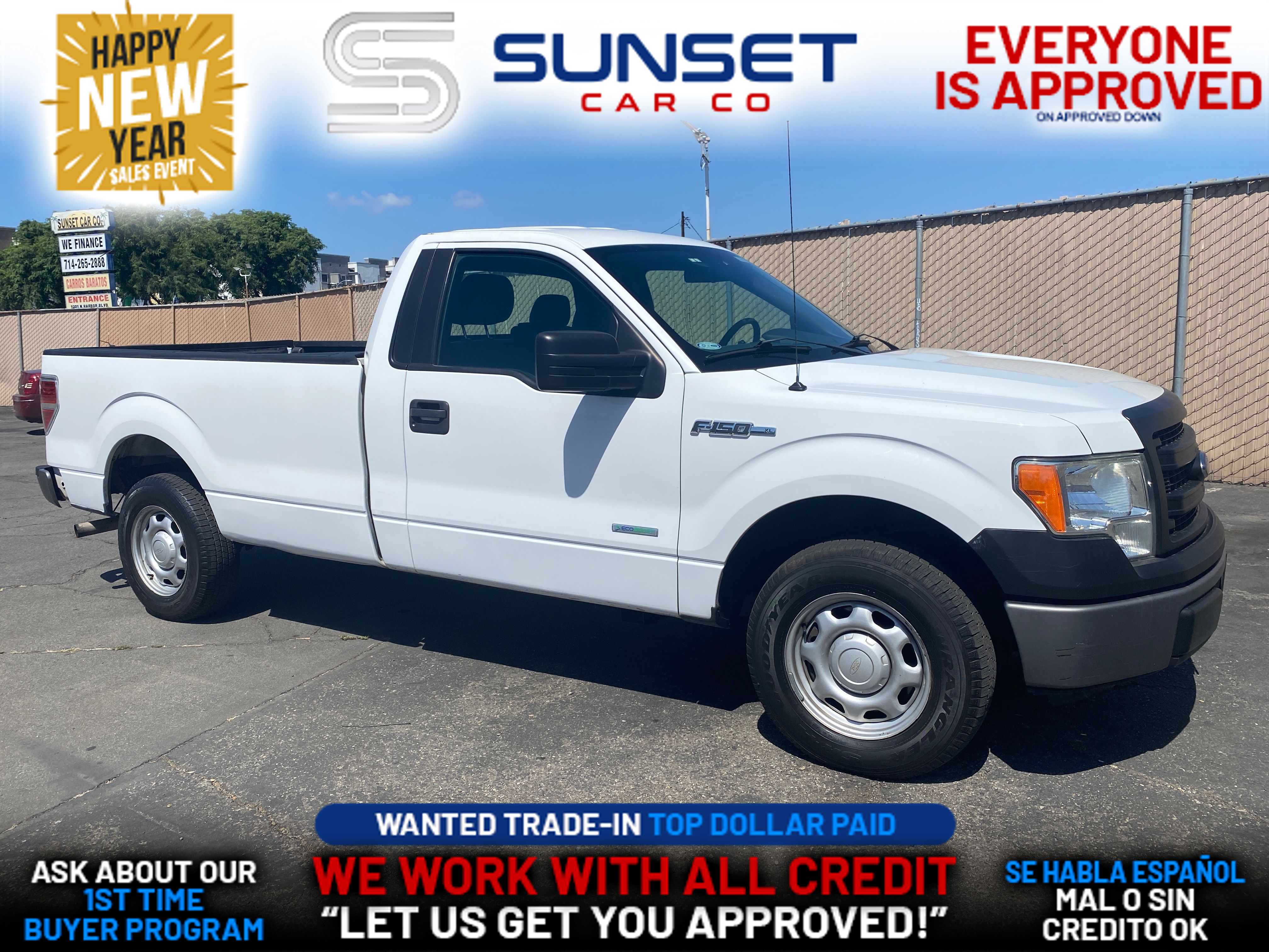 WHITE, 2013 FORD F150 REGULAR CAB Image 