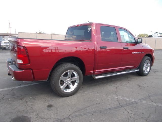 RED, 2012 RAM 1500 CREW CAB Thumnail Image 4