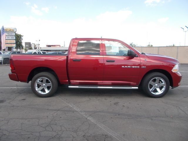 RED, 2012 RAM 1500 CREW CAB Thumnail Image 3