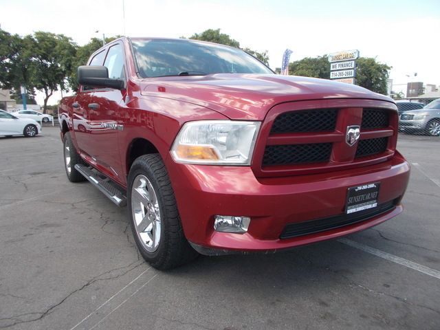 RED, 2012 RAM 1500 CREW CAB Thumnail Image 2