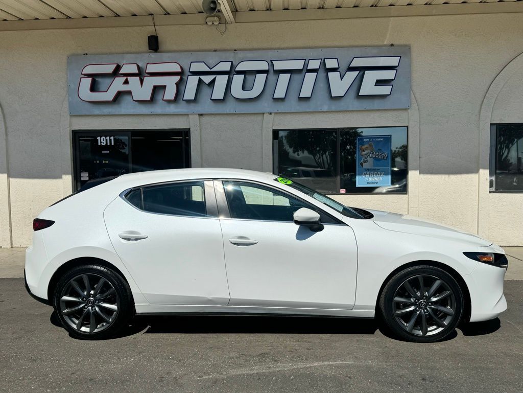 Snowflake White Pearl Mica, 2019 MAZDA MAZDA3 Thumnail Image 3