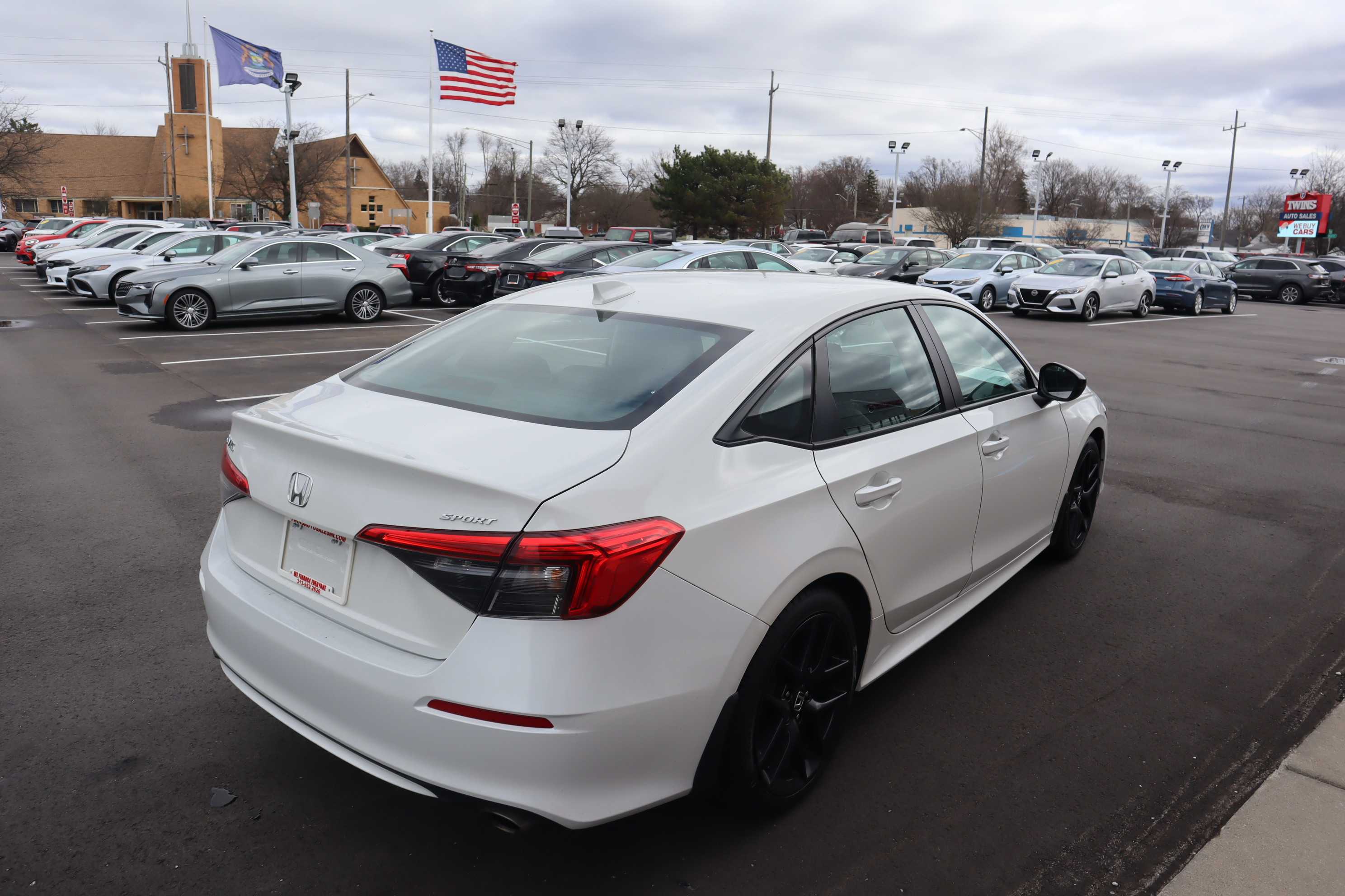 WHITE, 2024 HONDA CIVIC Thumnail Image 8