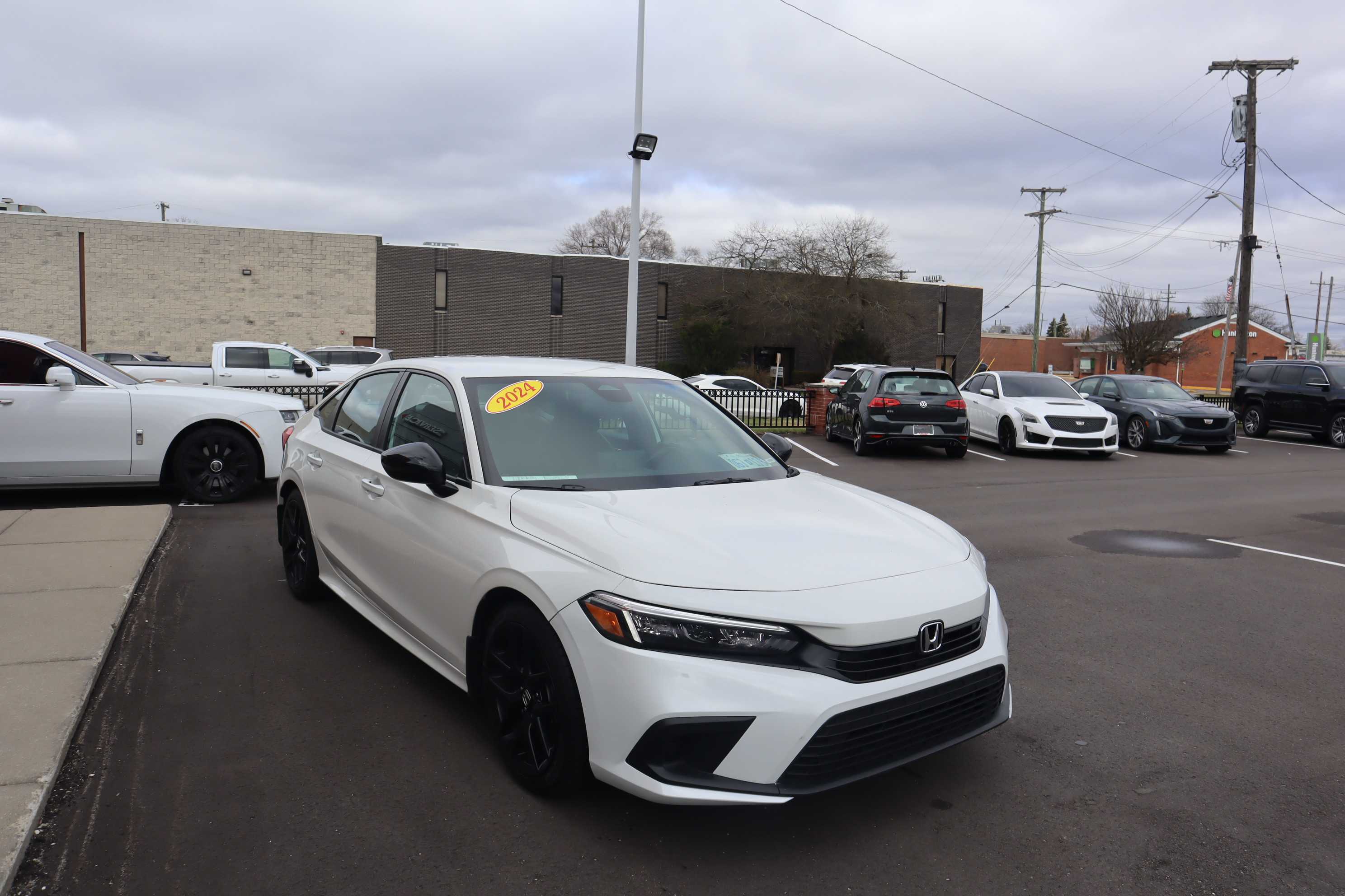 WHITE, 2024 HONDA CIVIC Thumnail Image 11