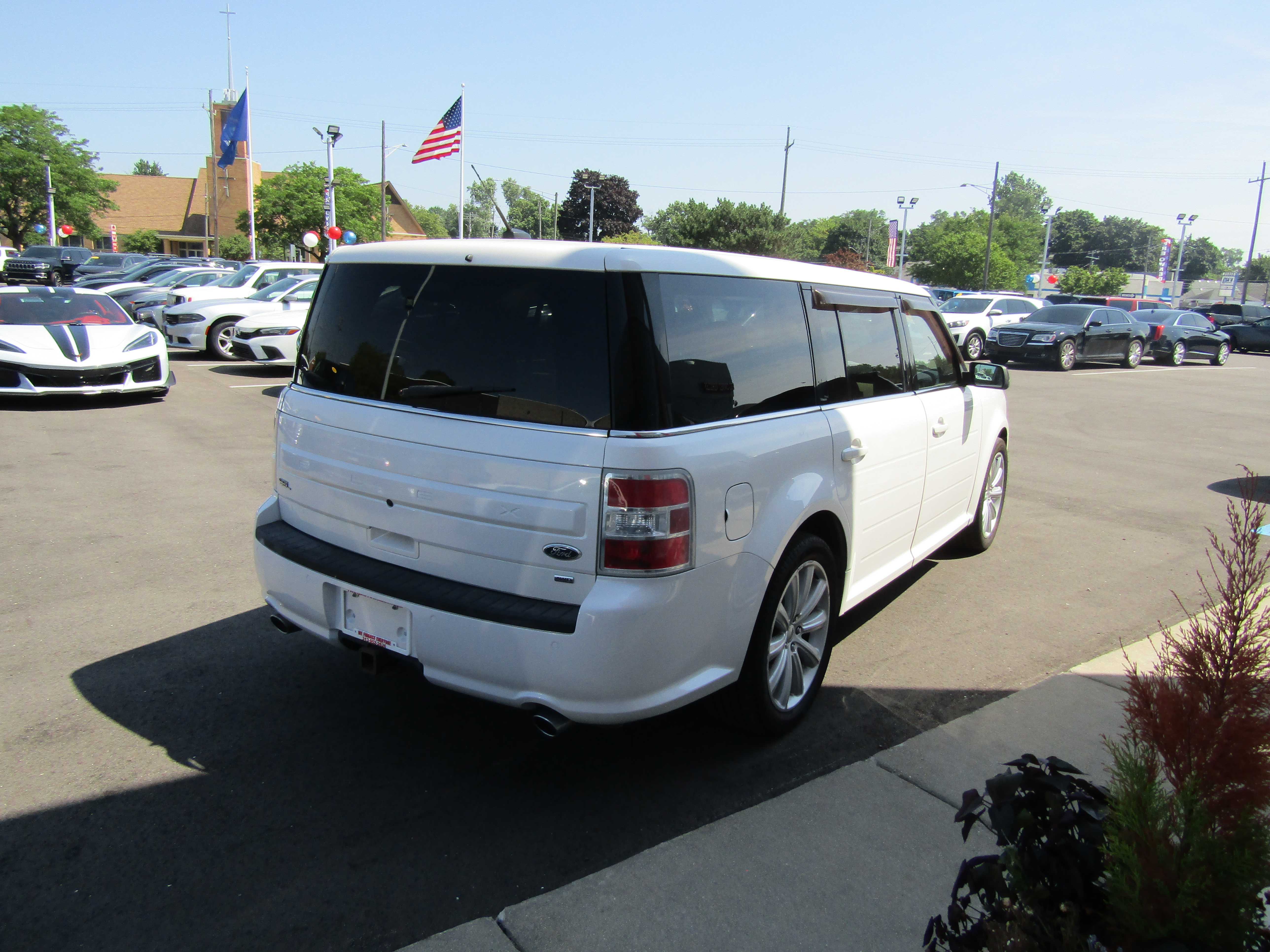 WHITE, 2014 FORD FLEX Thumnail Image 4