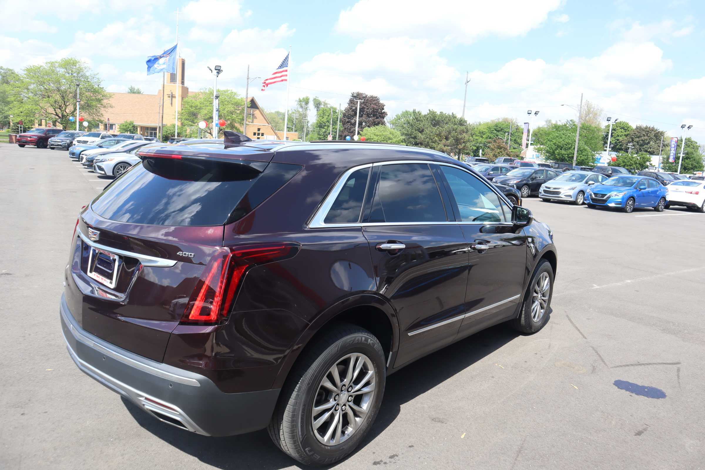 BURGUNDY, 2021 CADILLAC XT5 Thumnail Image 4