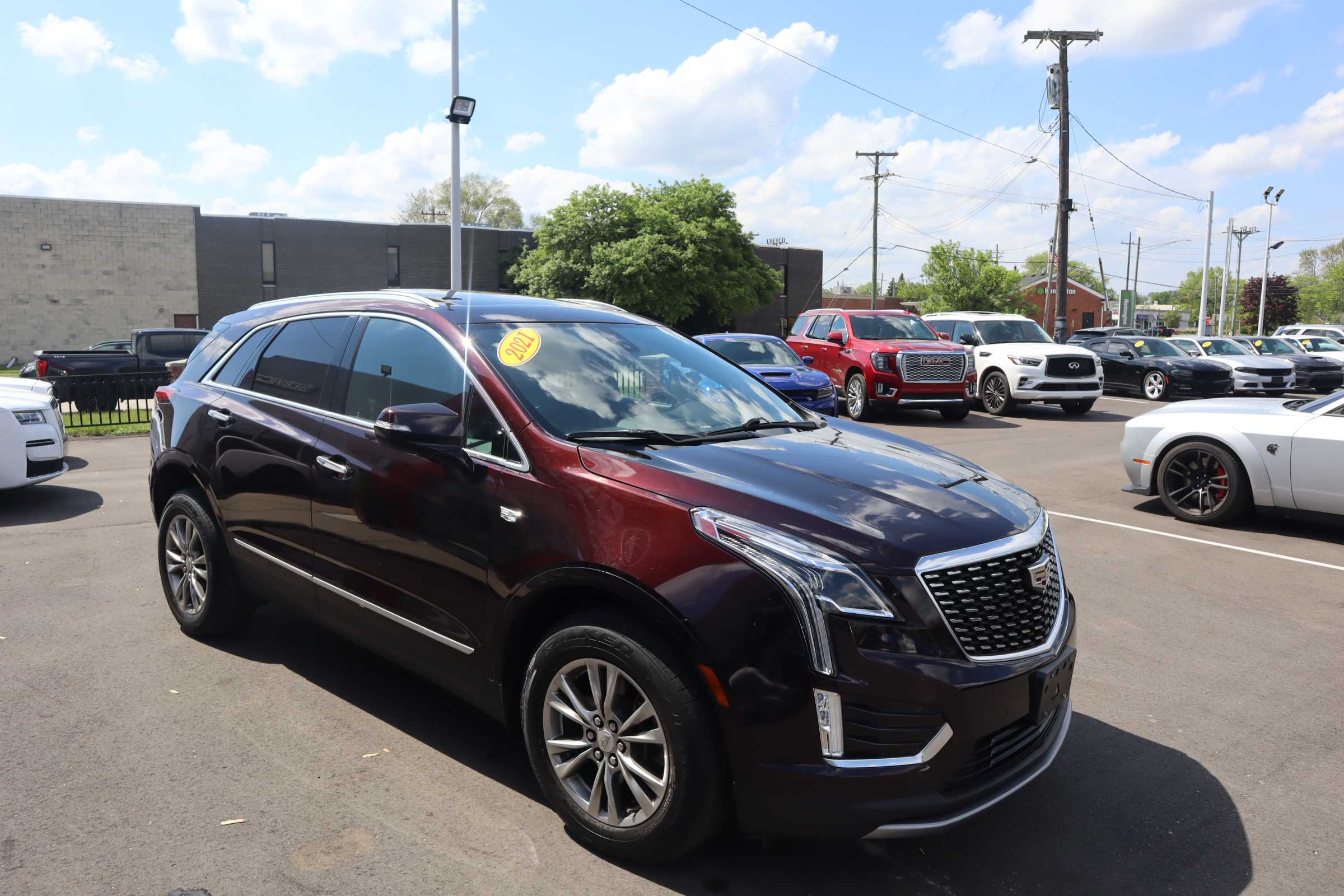 BURGUNDY, 2021 CADILLAC XT5 Thumnail Image 5
