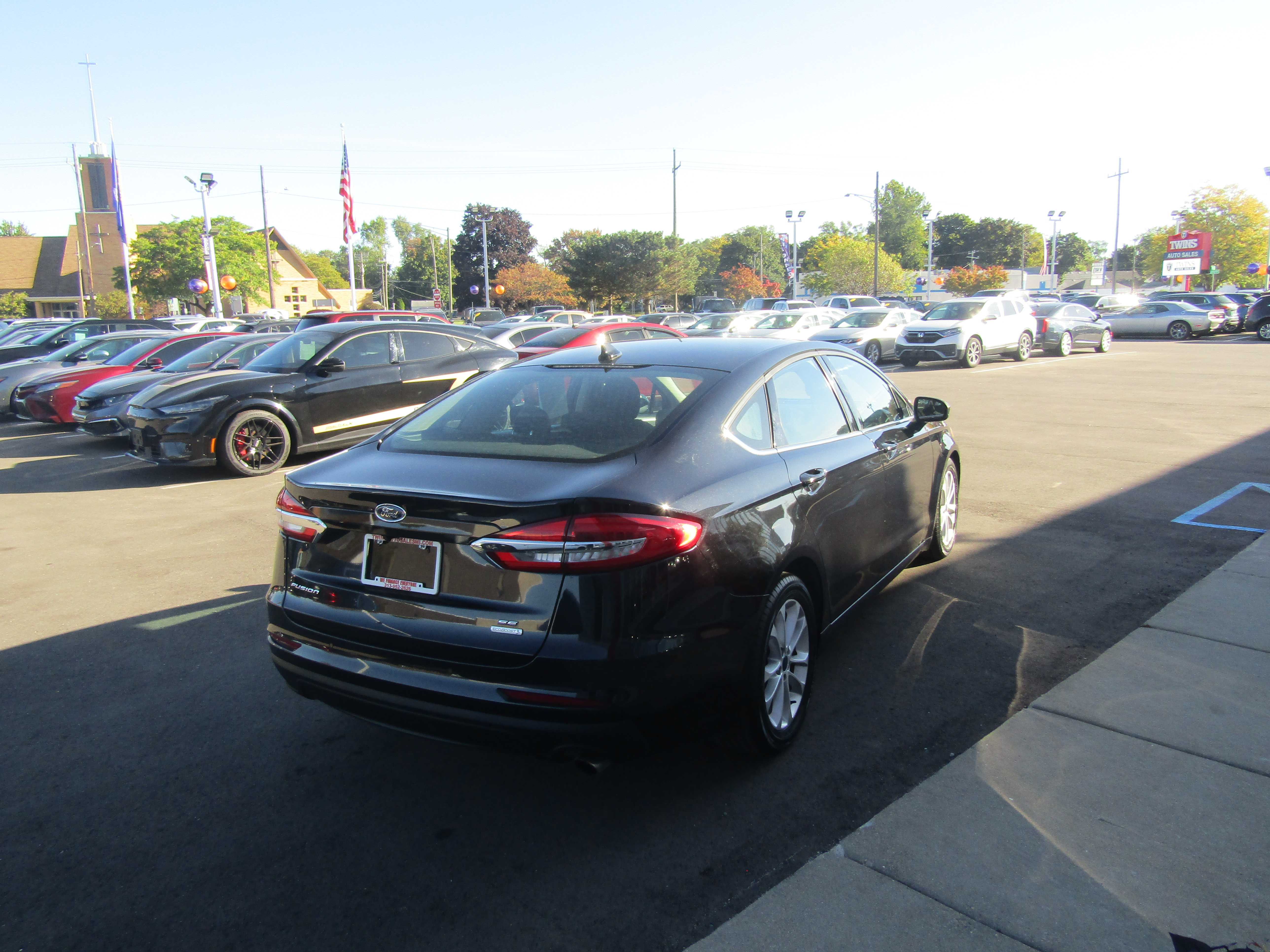 BLACK, 2020 FORD FUSION Thumnail Image 4