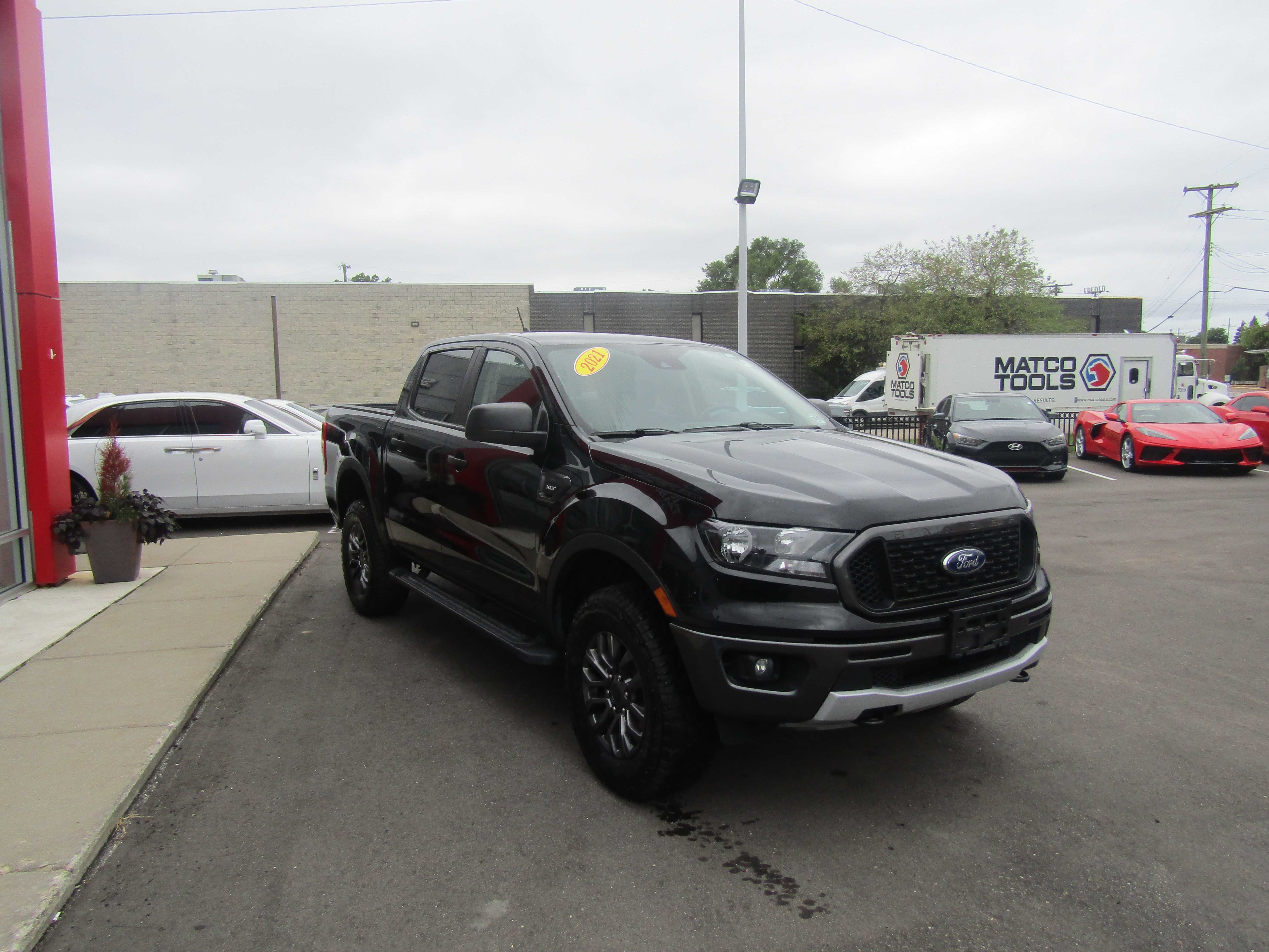 BLACK, 2021 FORD RANGER SUPERCREW Thumnail Image 6