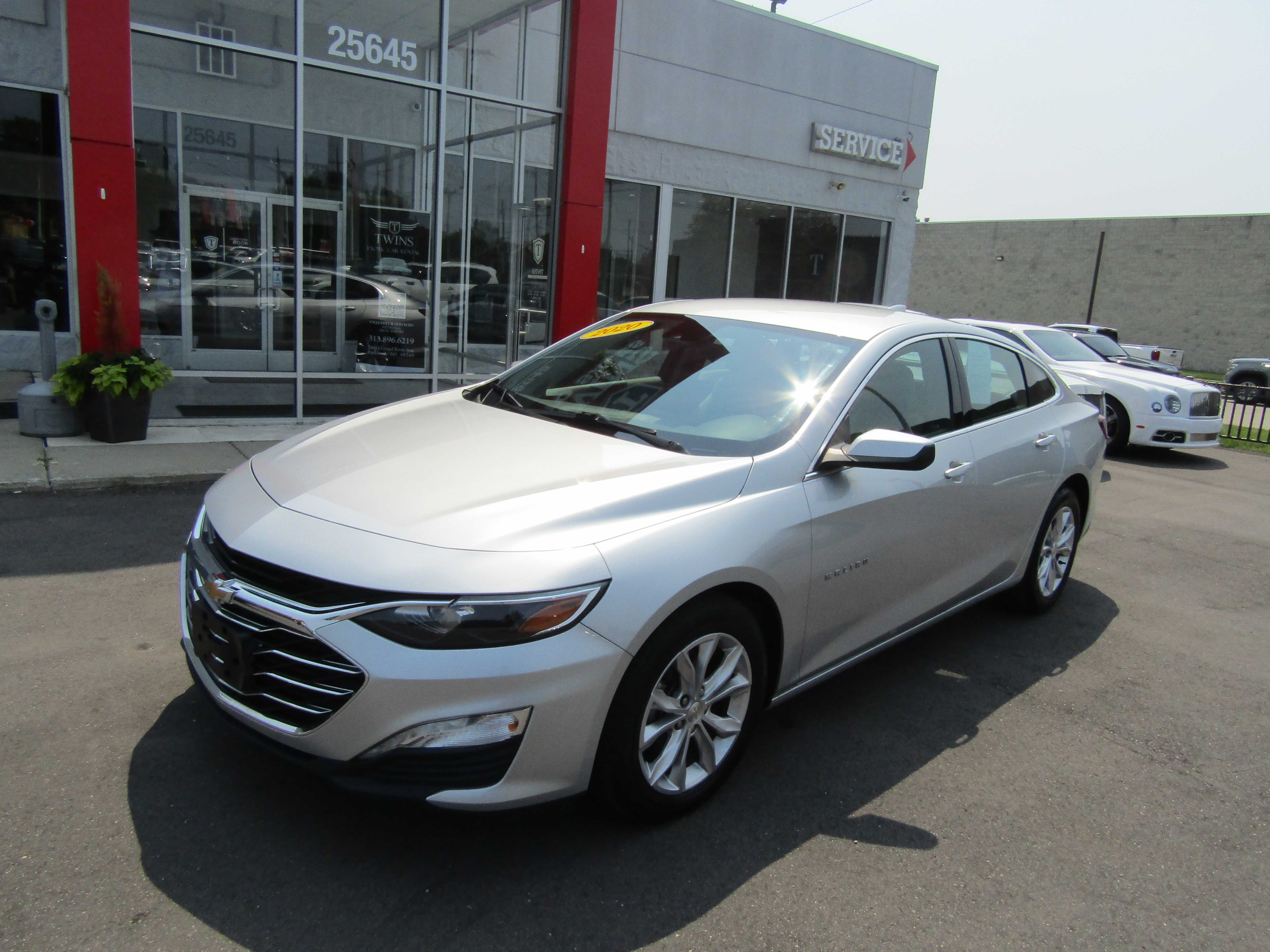 SILVER, 2020 CHEVROLET MALIBU Thumnail Image 2