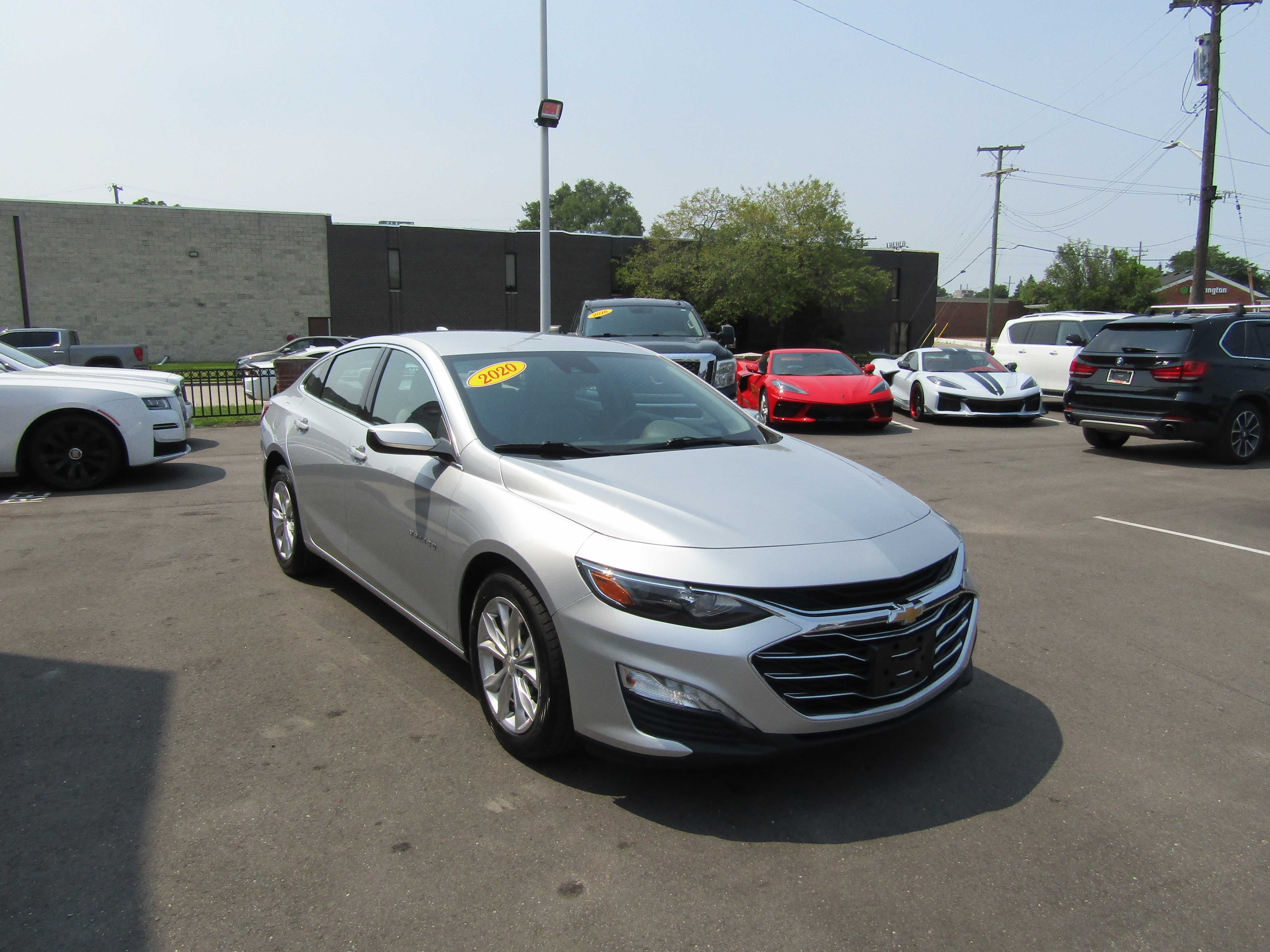 SILVER, 2020 CHEVROLET MALIBU Thumnail Image 4