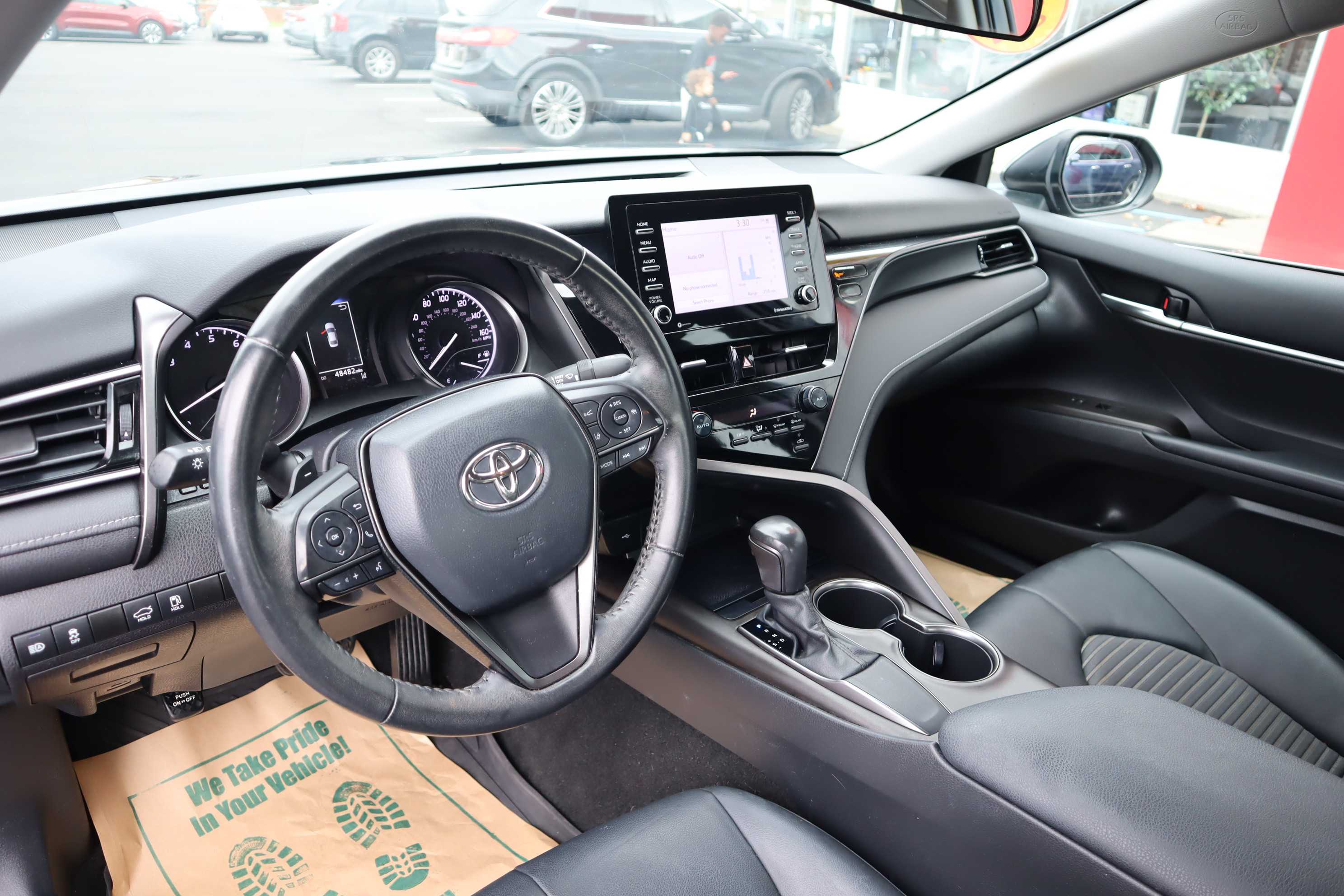 BLACK, 2021 TOYOTA CAMRY Thumnail Image 11