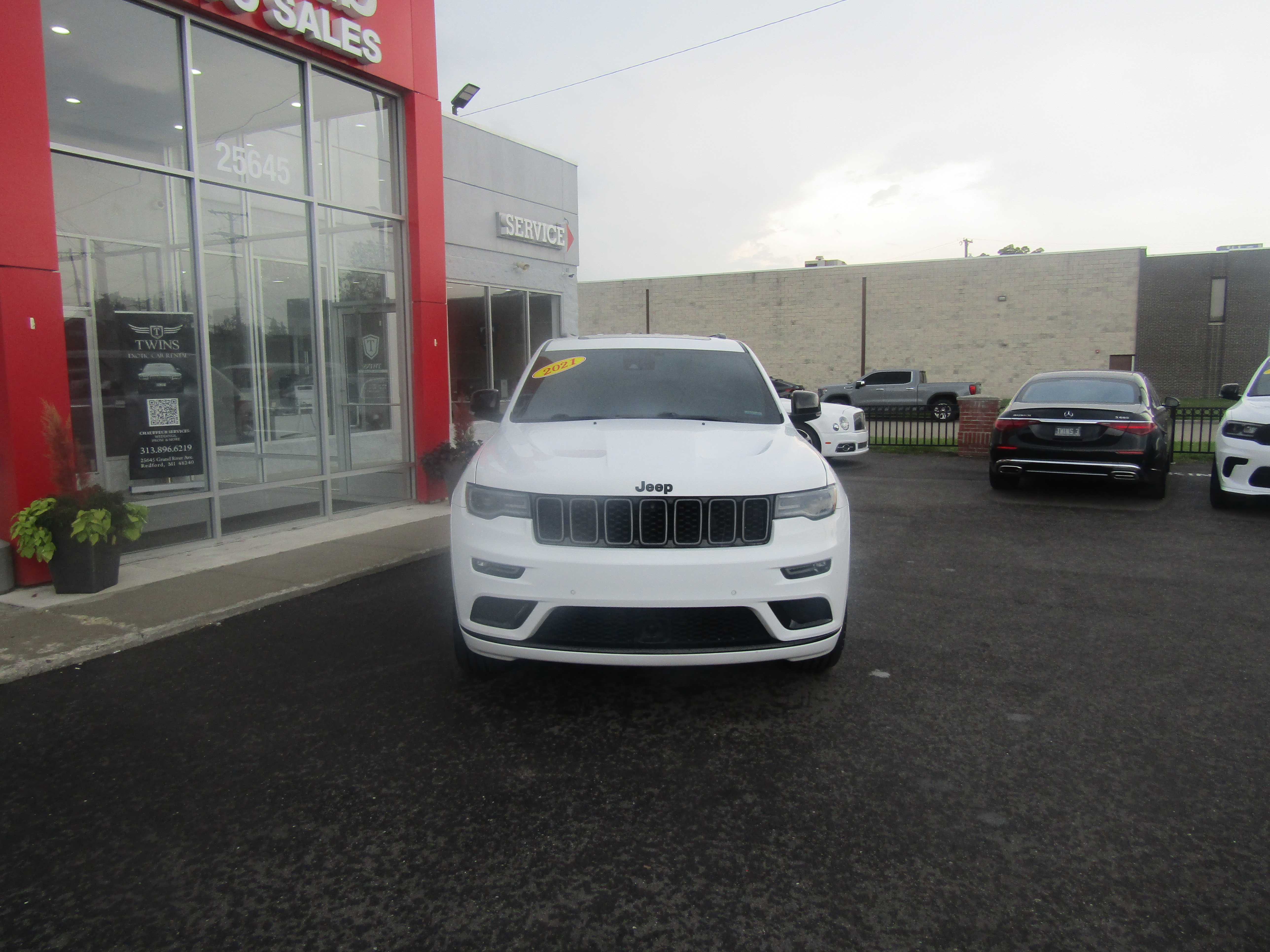 WHITE, 2021 JEEP GRAND CHEROKEE Thumnail Image 6