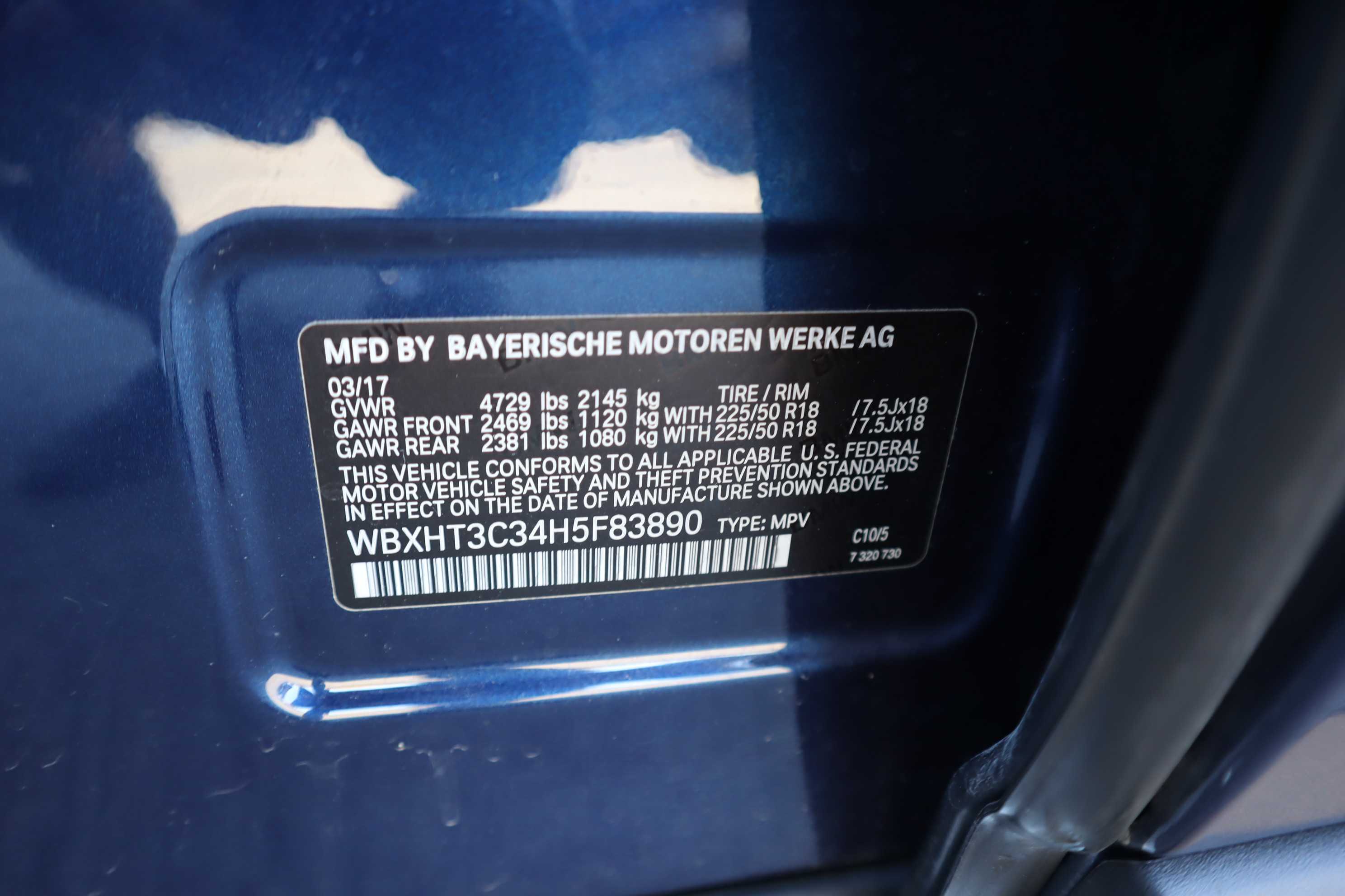 BLUE, 2017 BMW X1 Thumnail Image 17