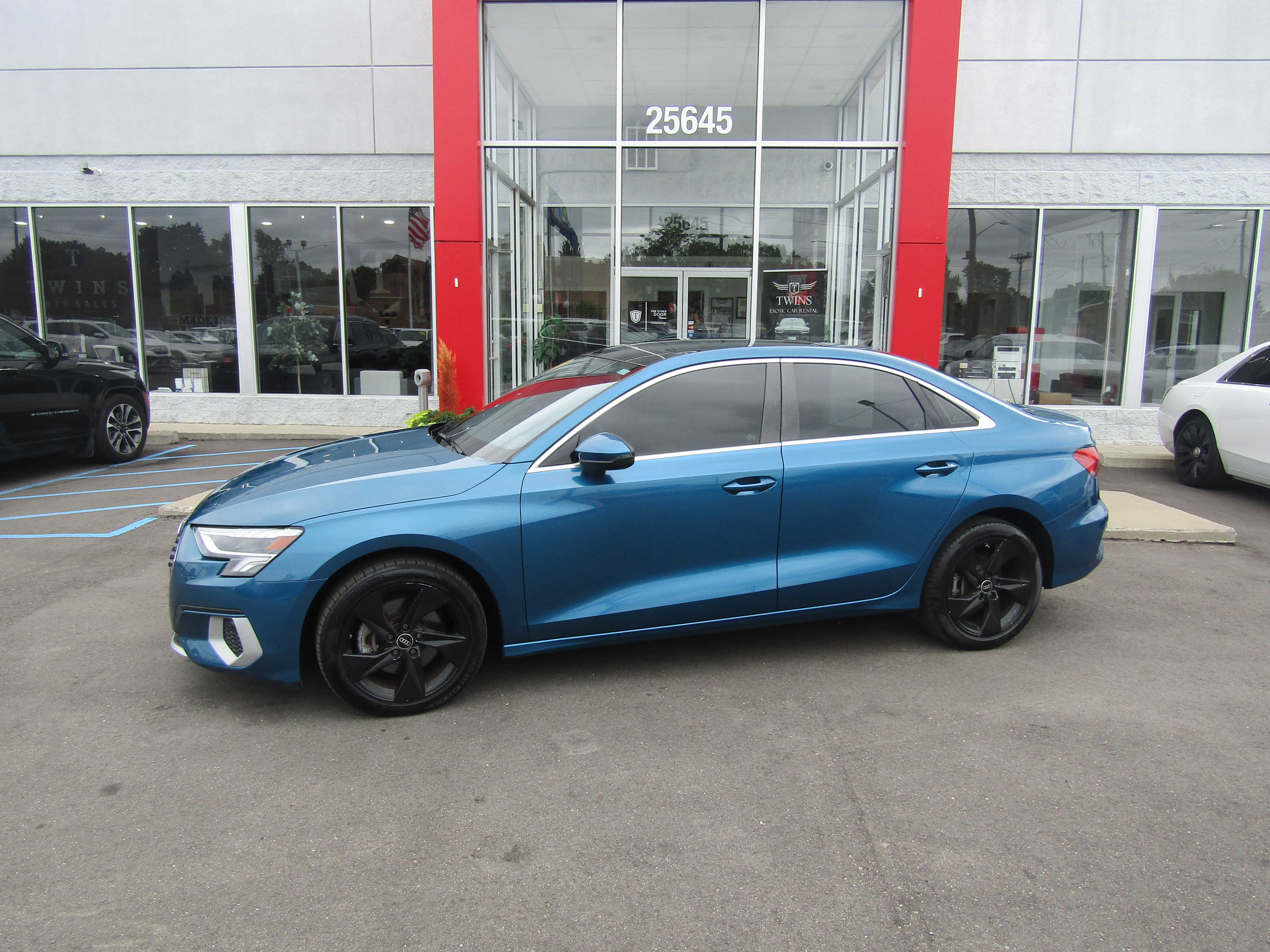 BLUE, 2023 AUDI A3 Thumnail Image 2