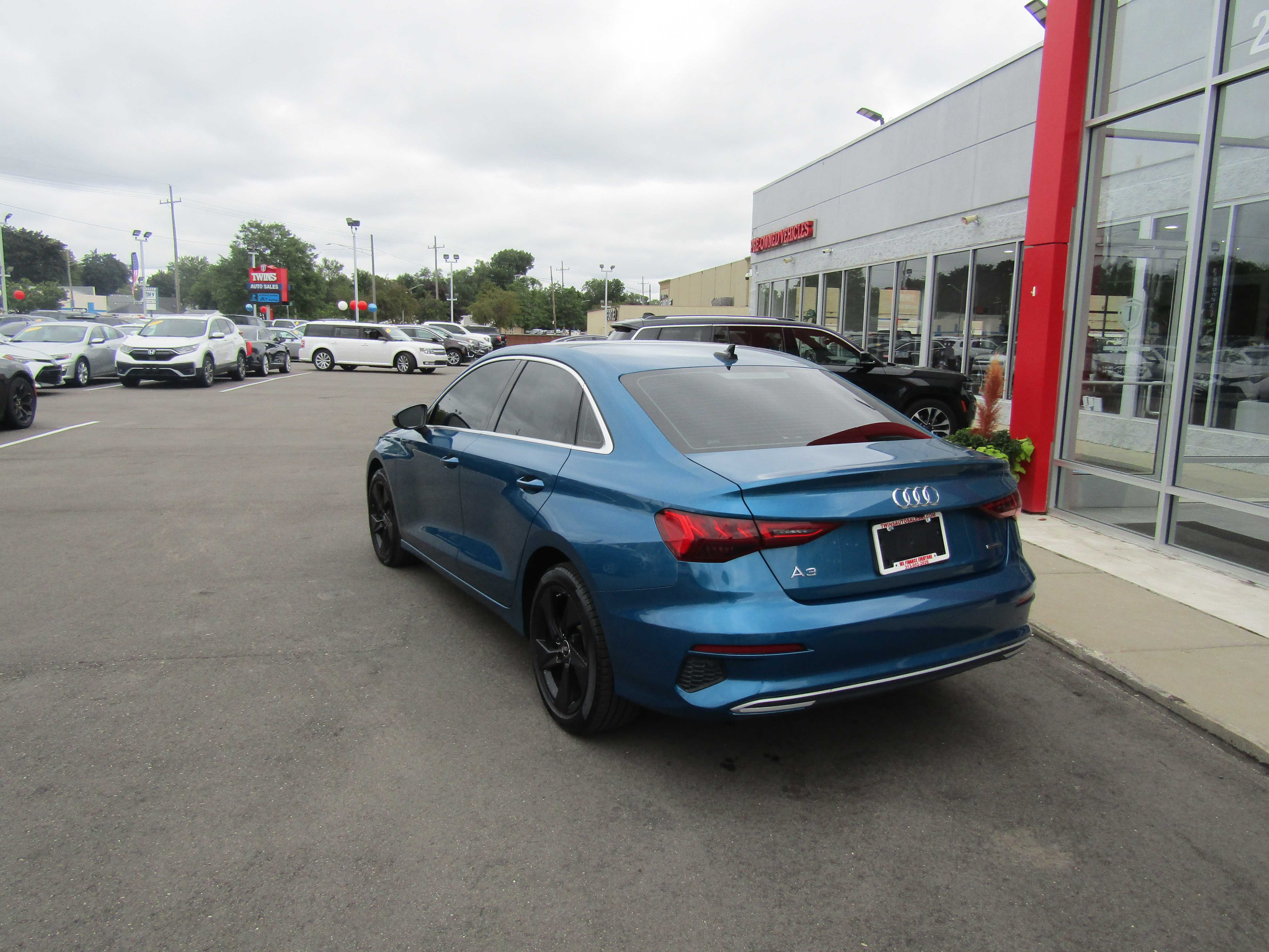 BLUE, 2023 AUDI A3 Thumnail Image 3