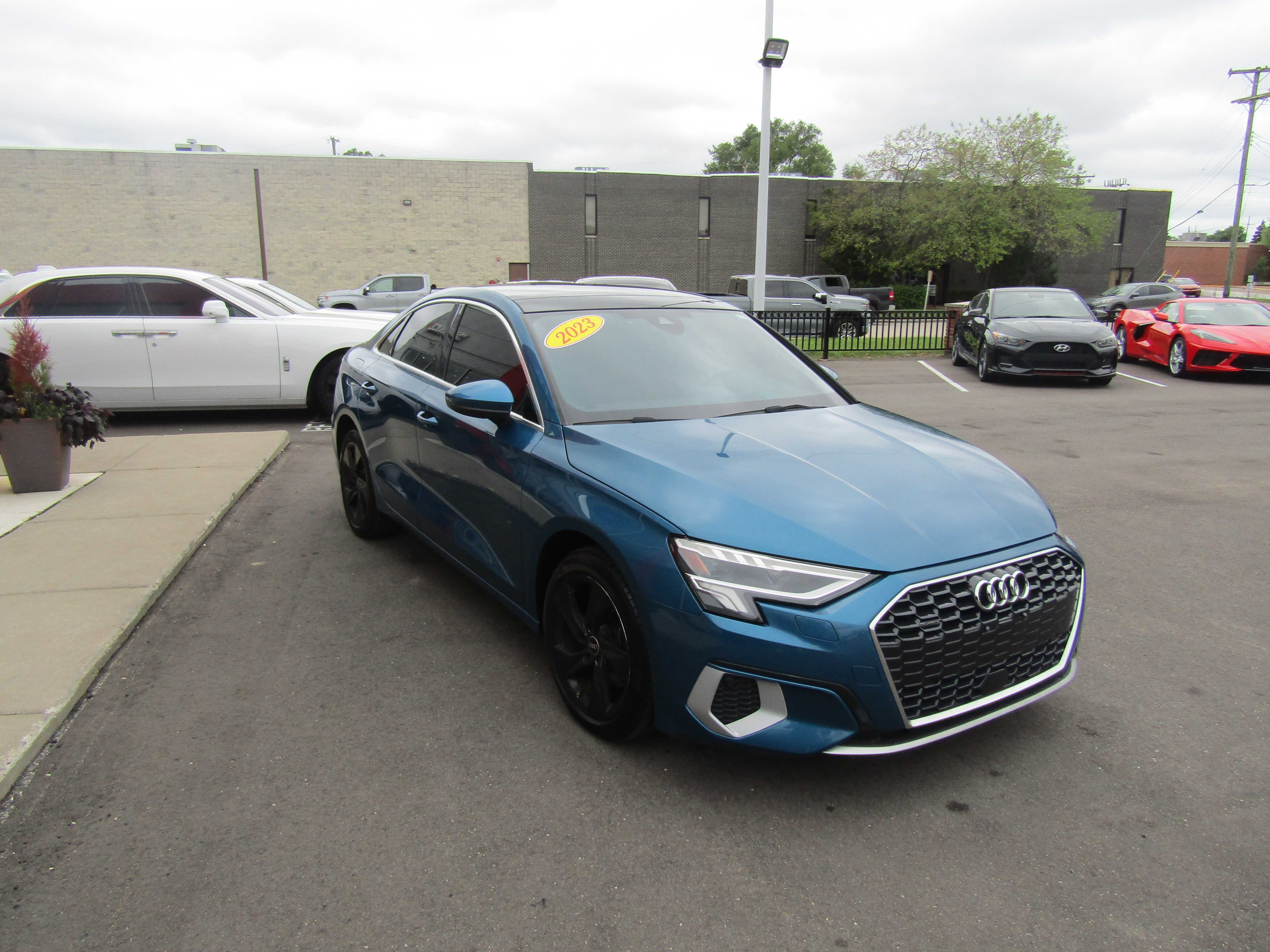 BLUE, 2023 AUDI A3 Thumnail Image 5