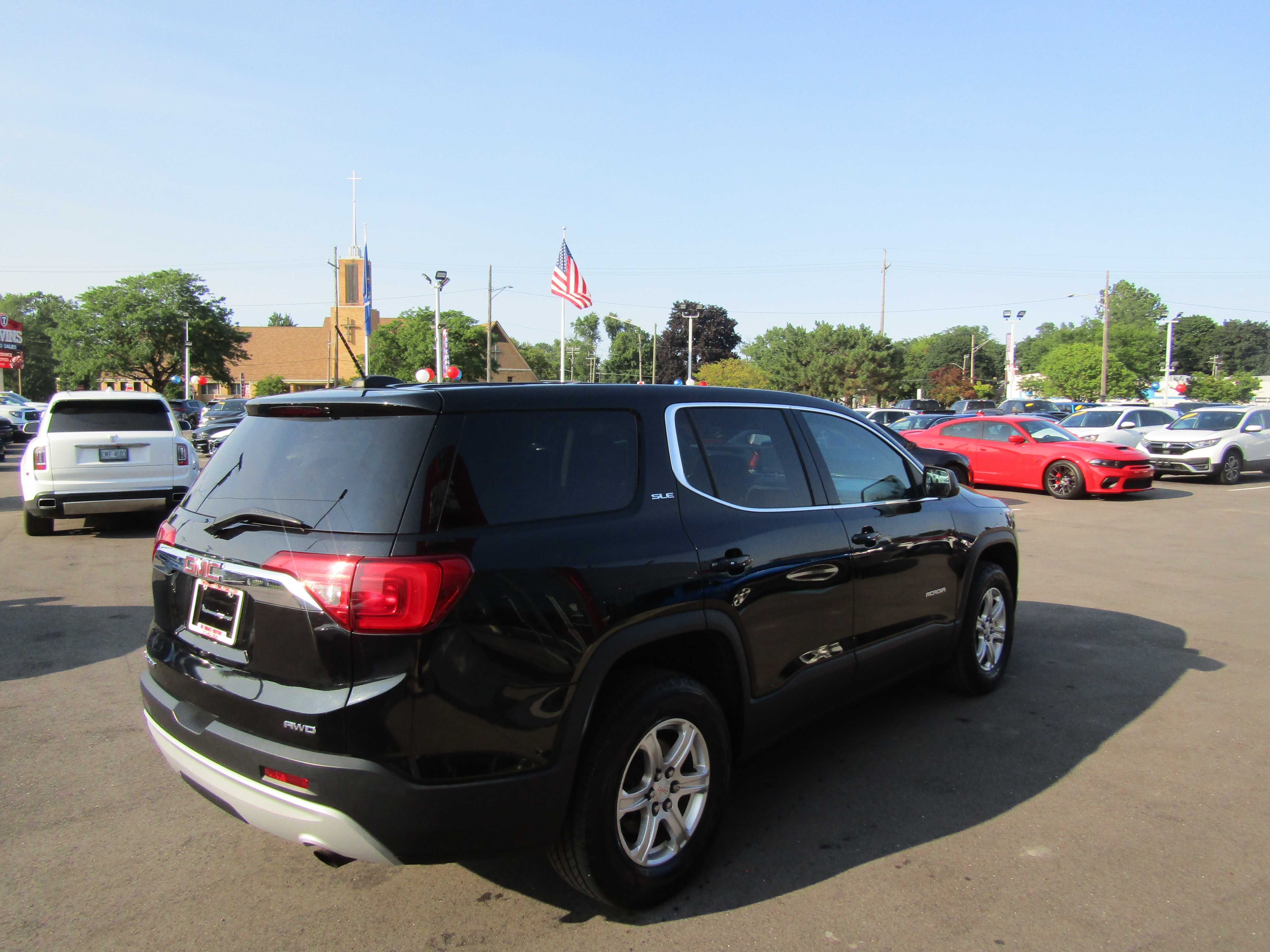 BLACK, 2019 GMC ACADIA Thumnail Image 5