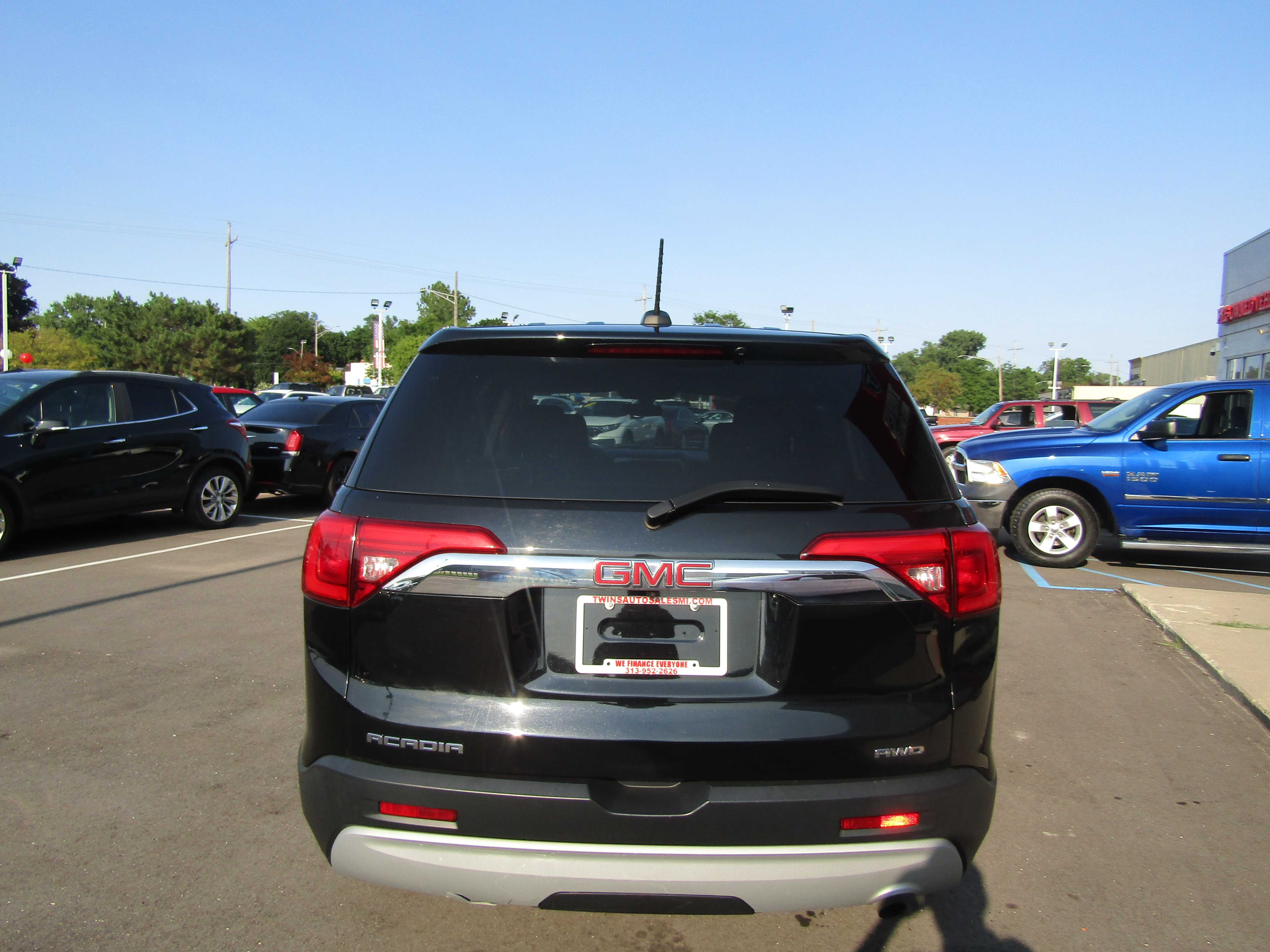 BLACK, 2019 GMC ACADIA Thumnail Image 6