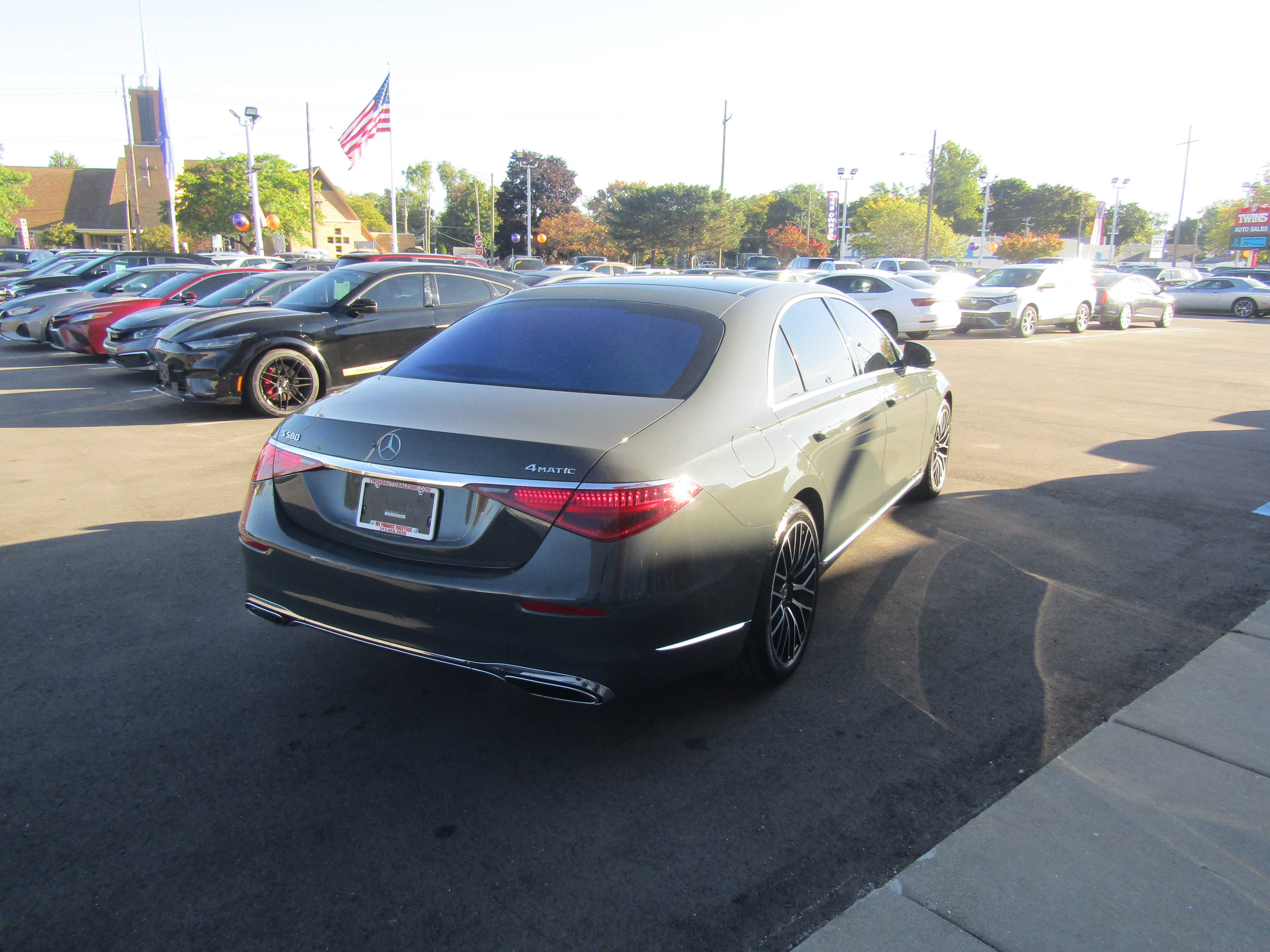 GRAY, 2024 MERCEDES-BENZ S-CLASS Thumnail Image 4