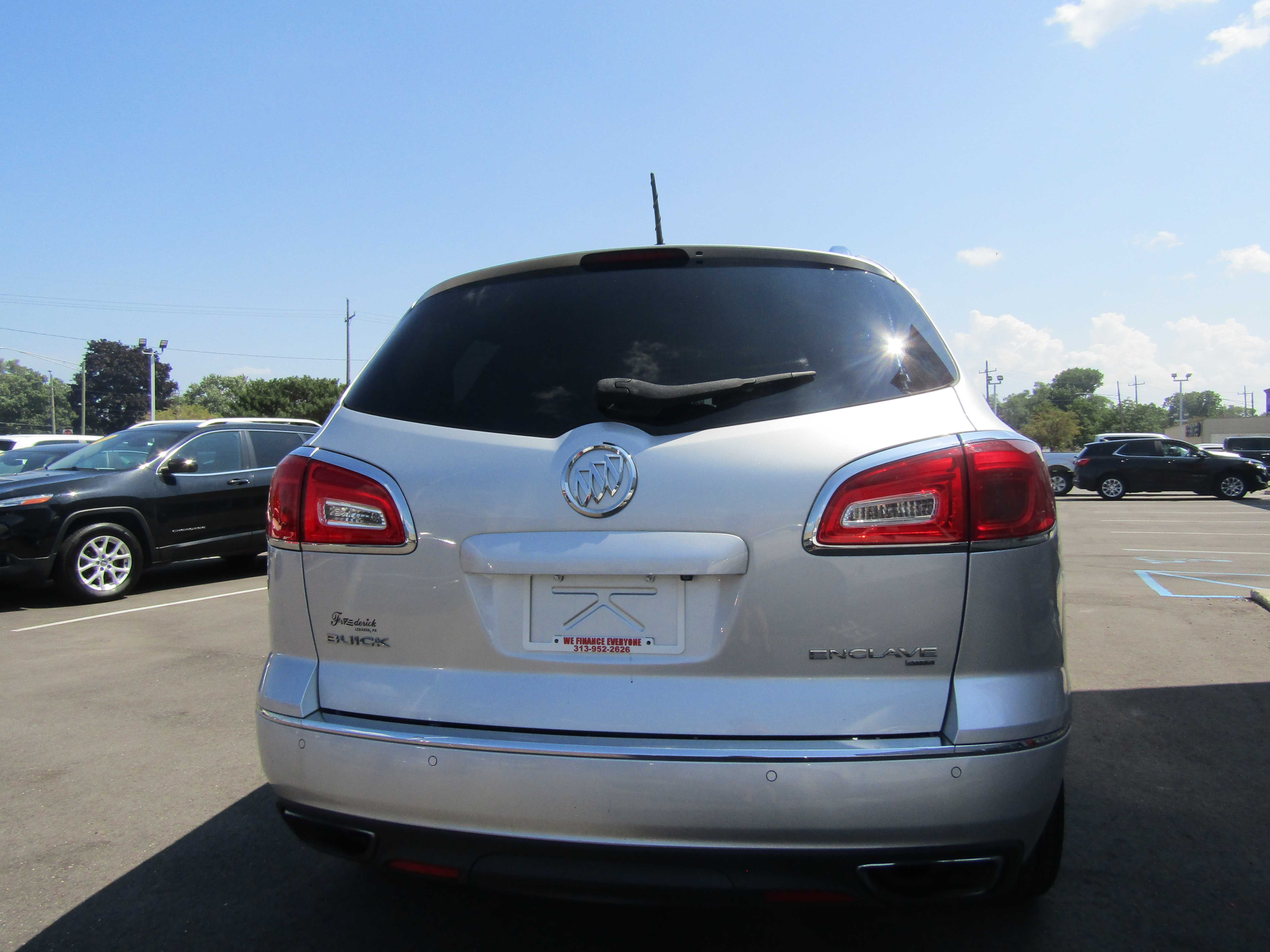 SILVER, 2017 BUICK ENCLAVE Thumnail Image 7