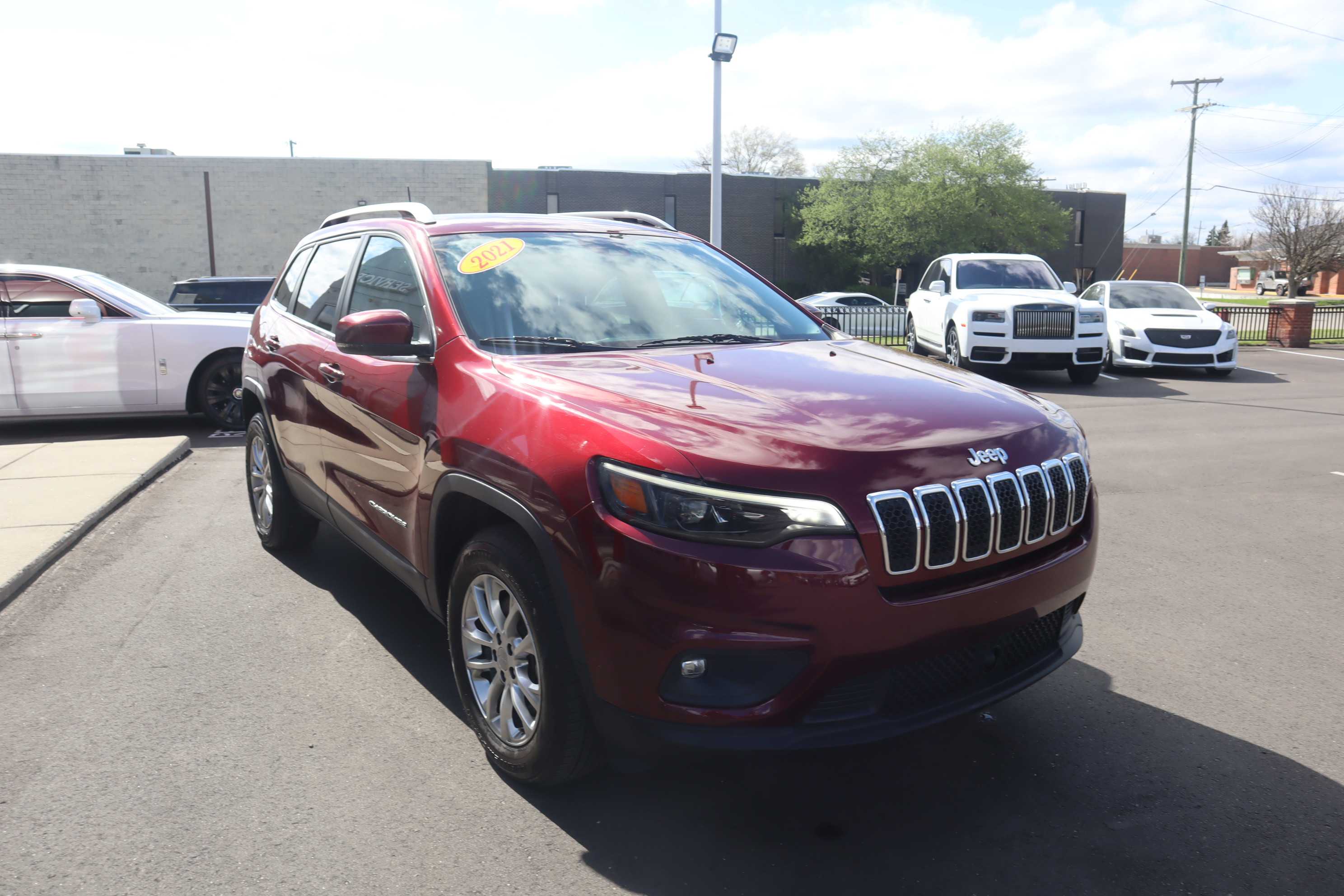 RED, 2021 JEEP CHEROKEE Thumnail Image 5