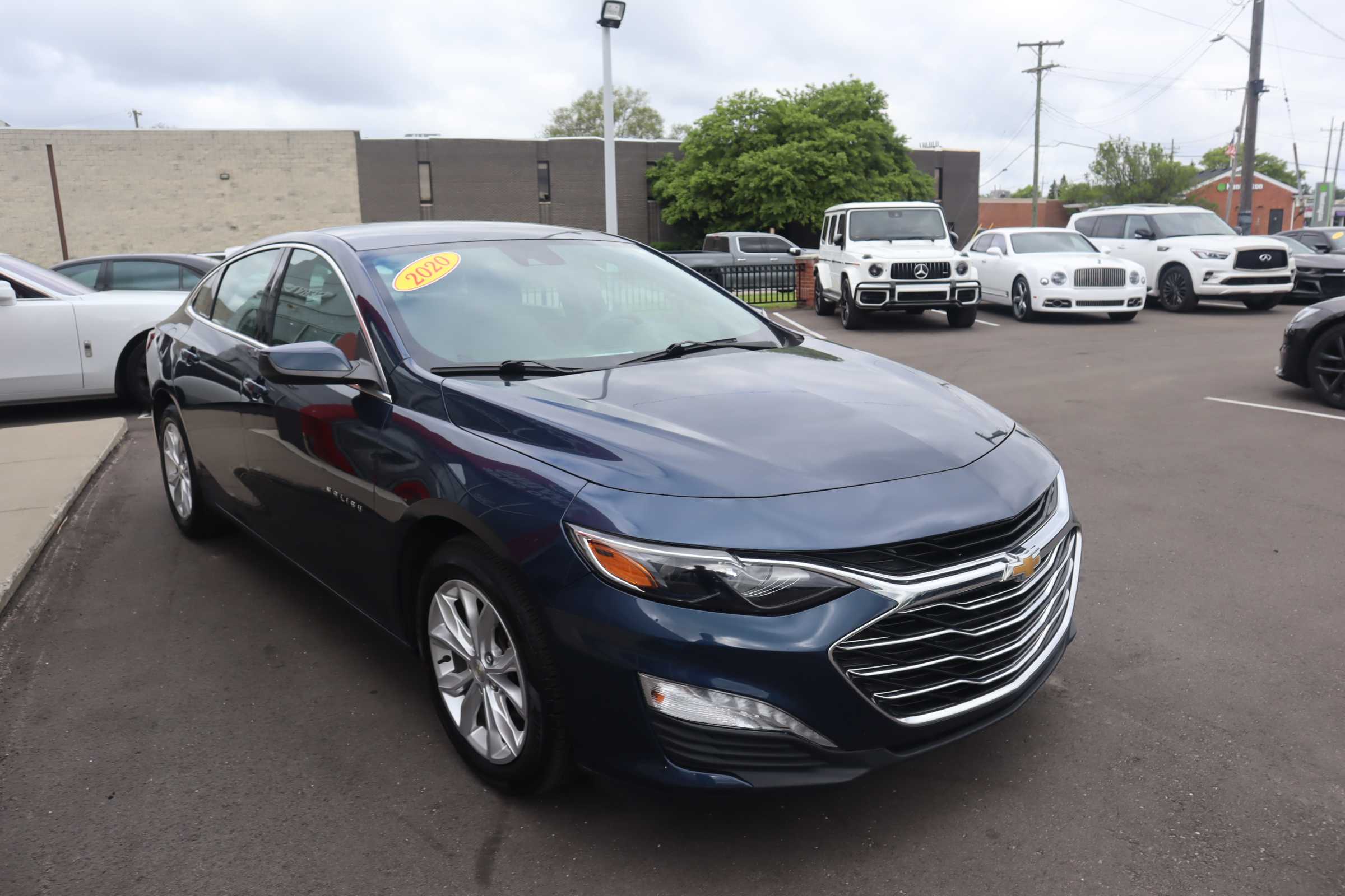 BLUE, 2020 CHEVROLET MALIBU Thumnail Image 5