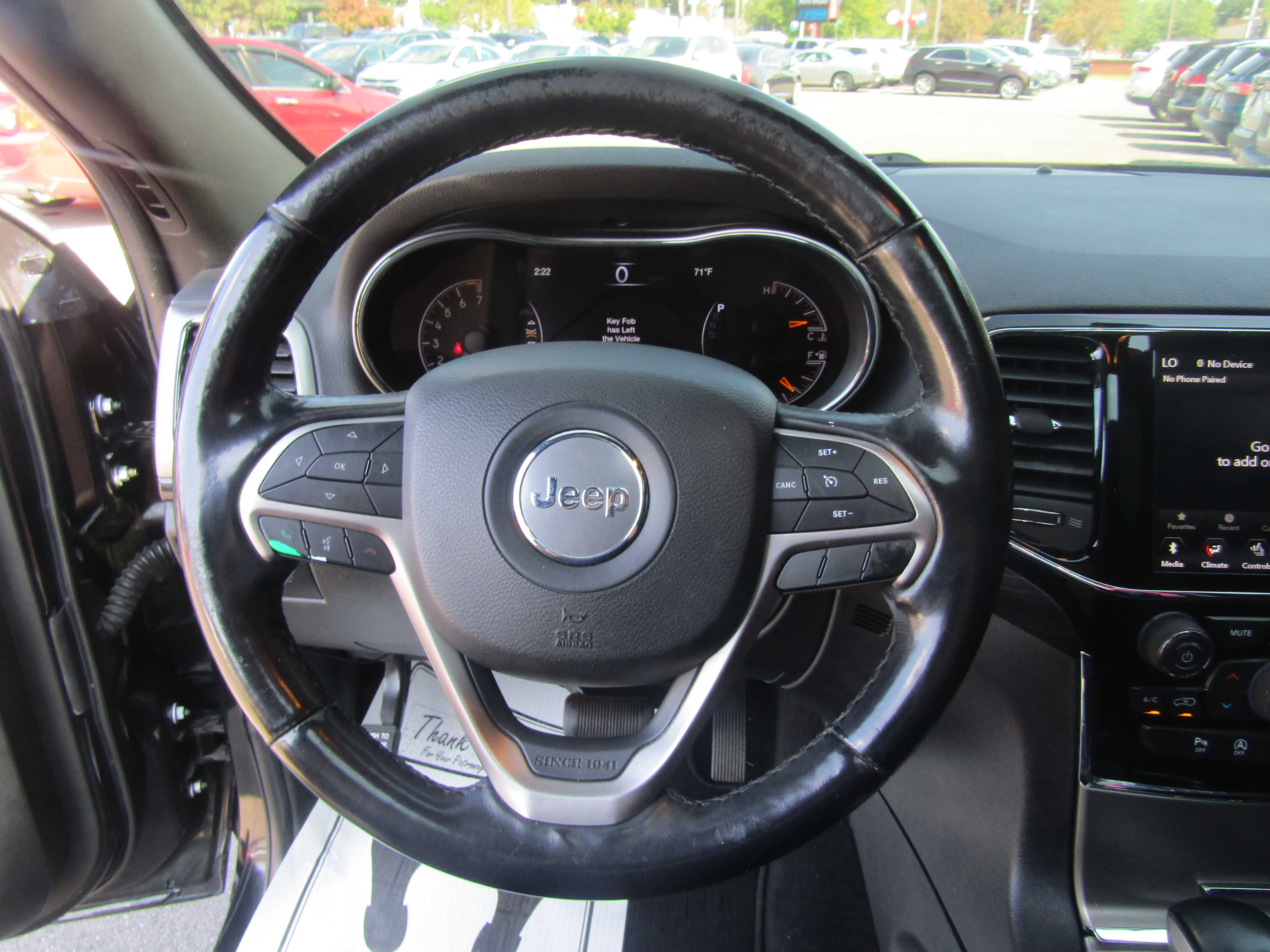 BLACK, 2019 JEEP GRAND CHEROKEE Thumnail Image 12