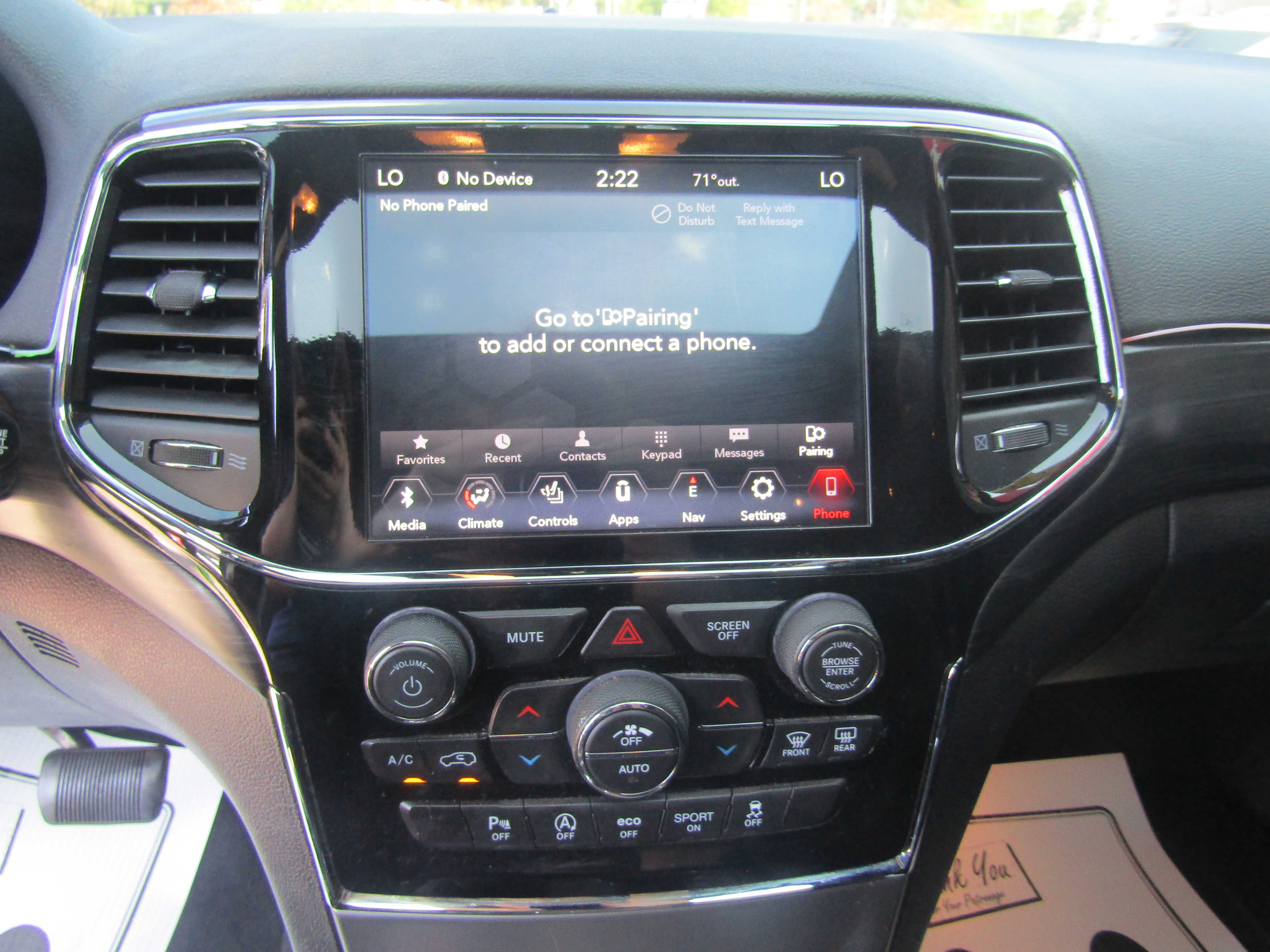 BLACK, 2019 JEEP GRAND CHEROKEE Thumnail Image 13