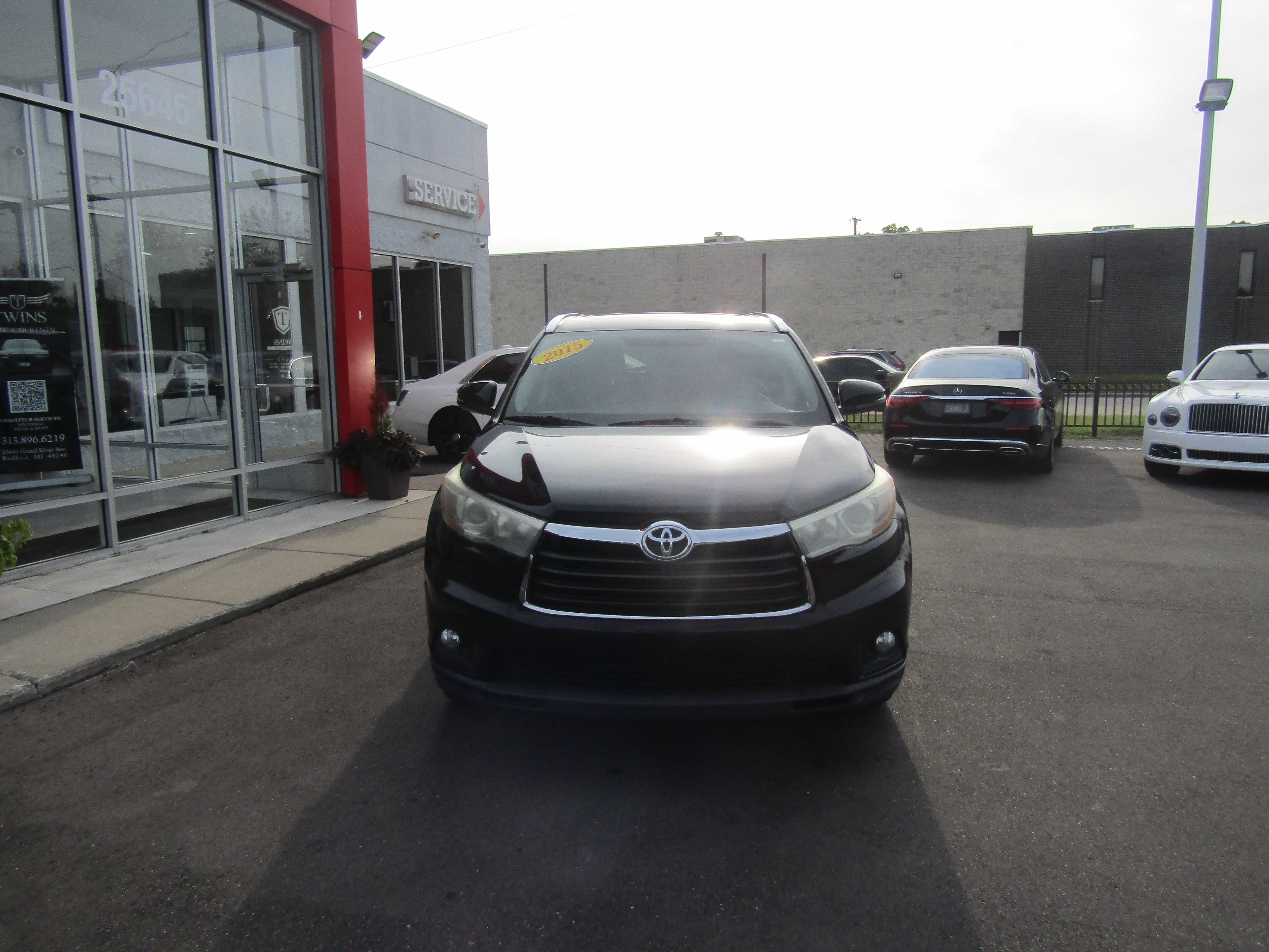 BLACK, 2015 TOYOTA HIGHLANDER Thumnail Image 6