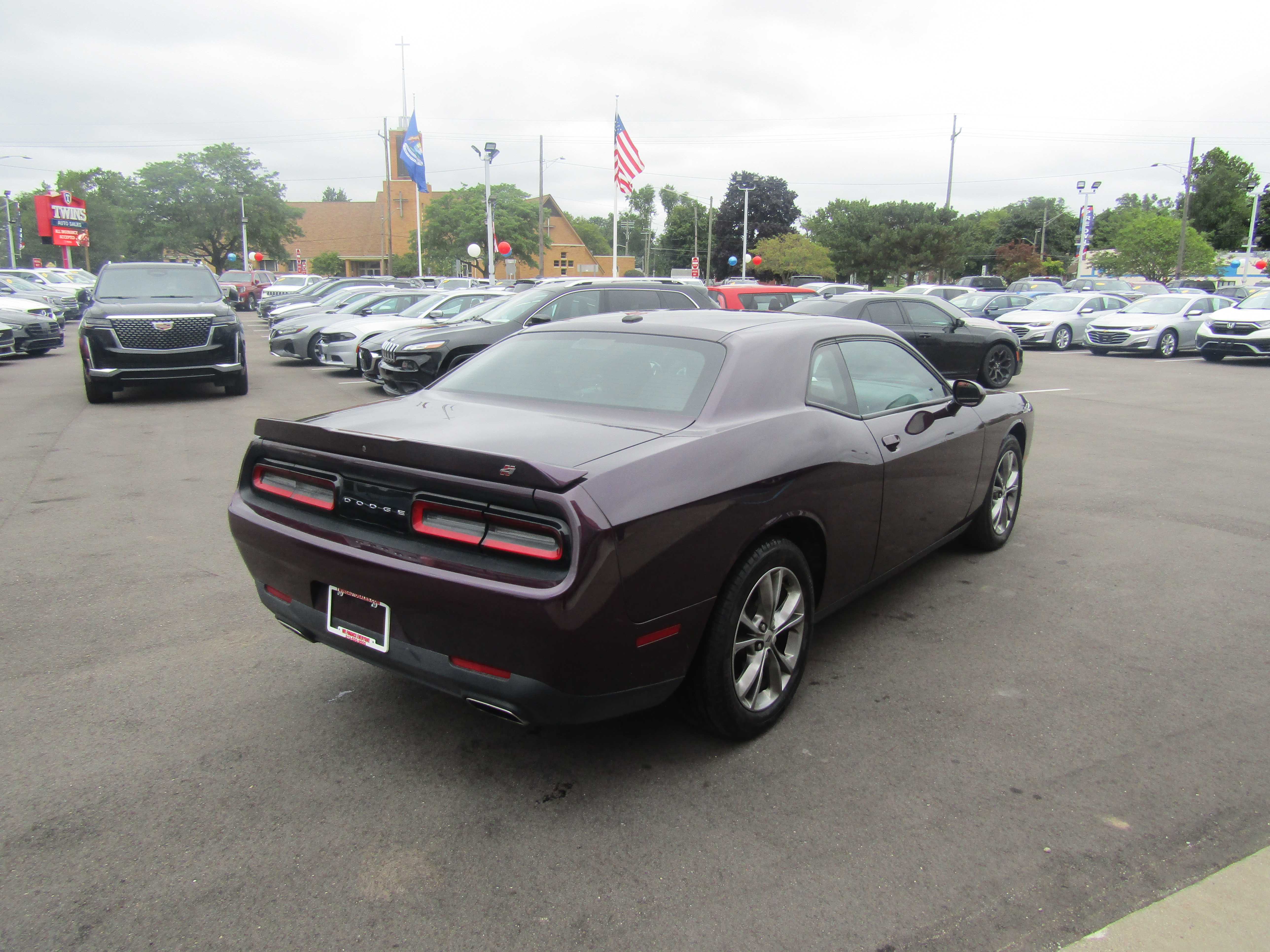PURPLE, 2021 DODGE CHALLENGER Thumnail Image 4