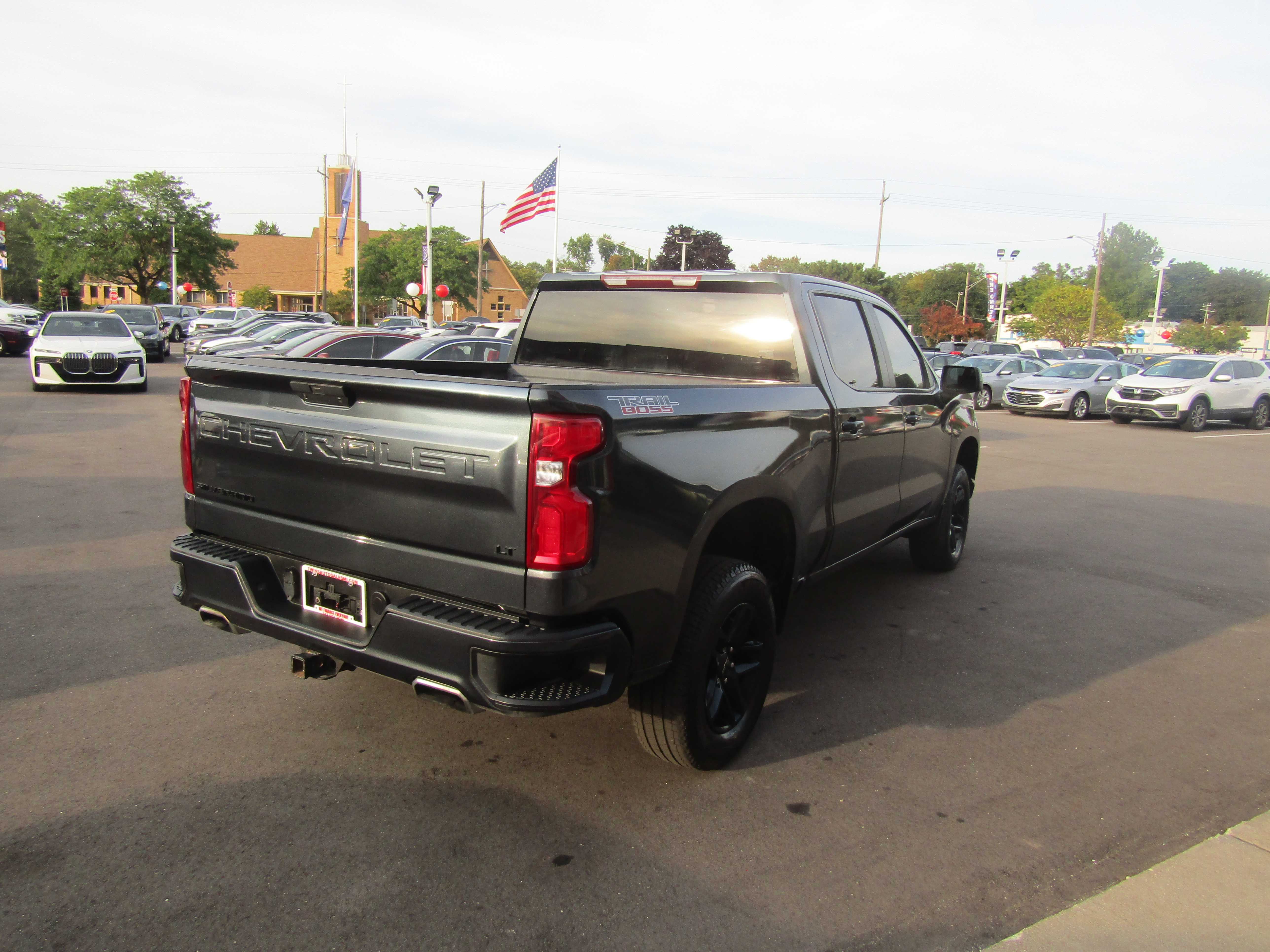 BLUE, 2021 CHEVROLET SILVERADO 1500 CREW CAB Thumnail Image 6