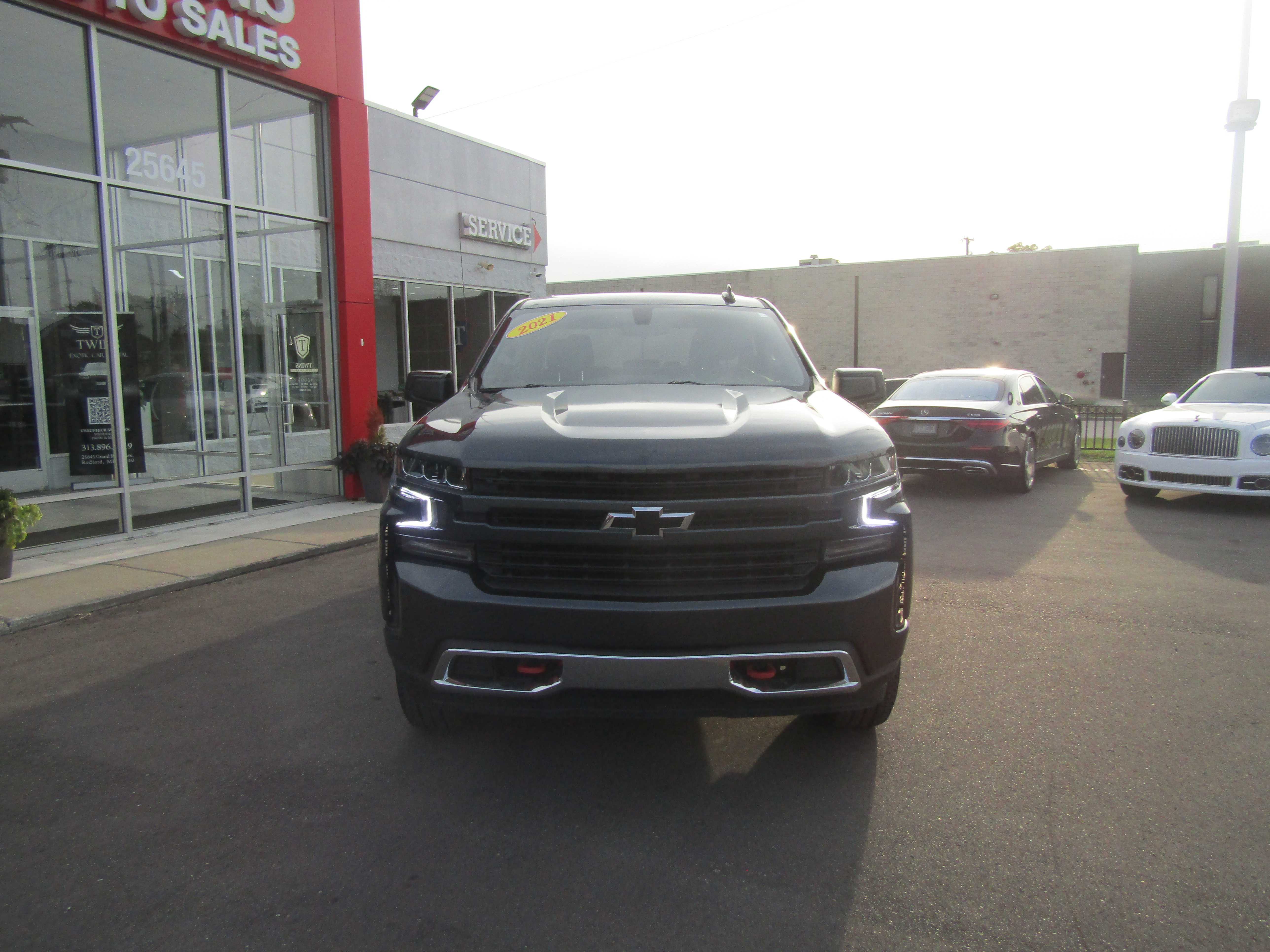 BLUE, 2021 CHEVROLET SILVERADO 1500 CREW CAB Thumnail Image 8