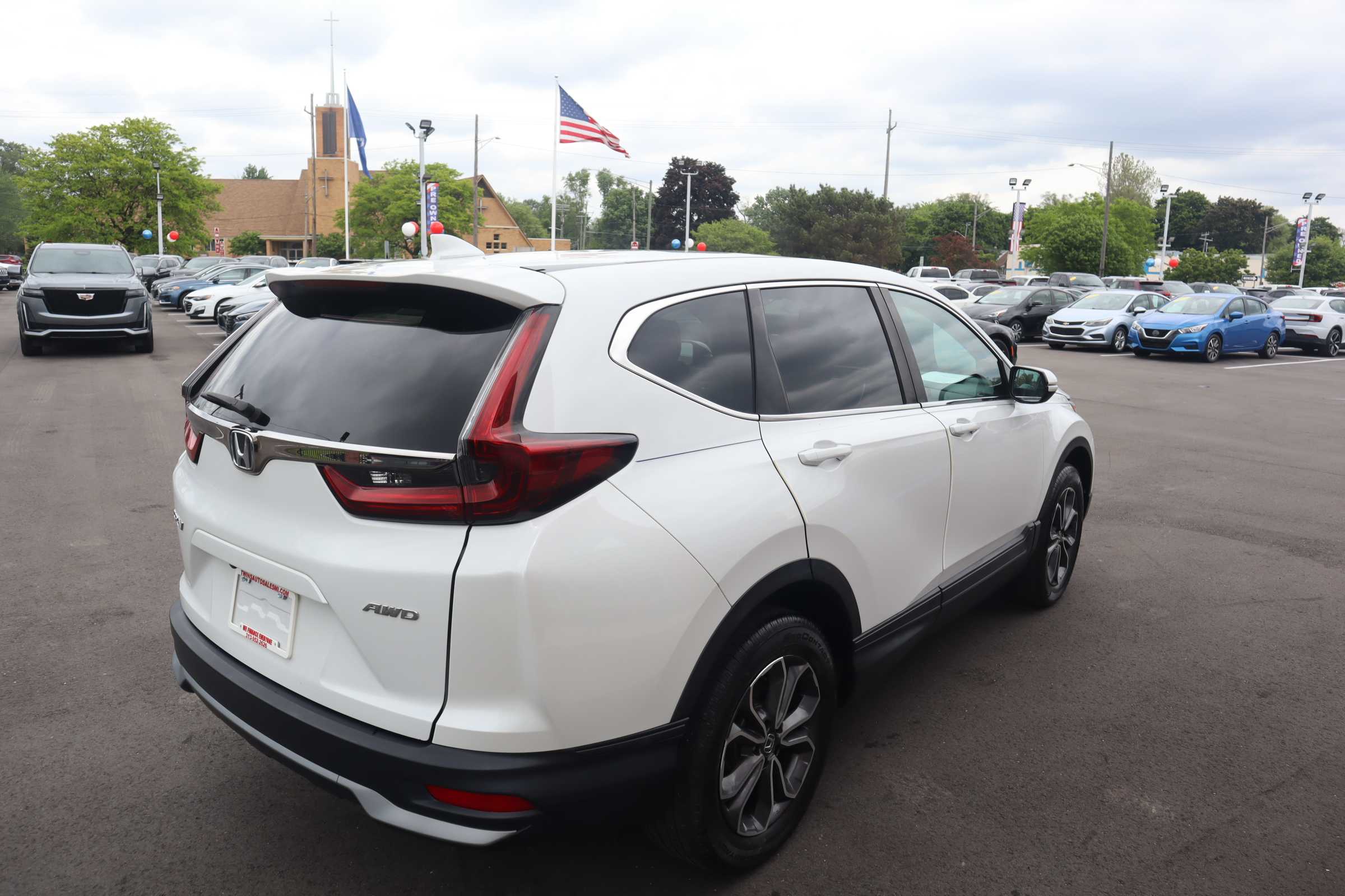 WHITE, 2020 HONDA CR-V Thumnail Image 4