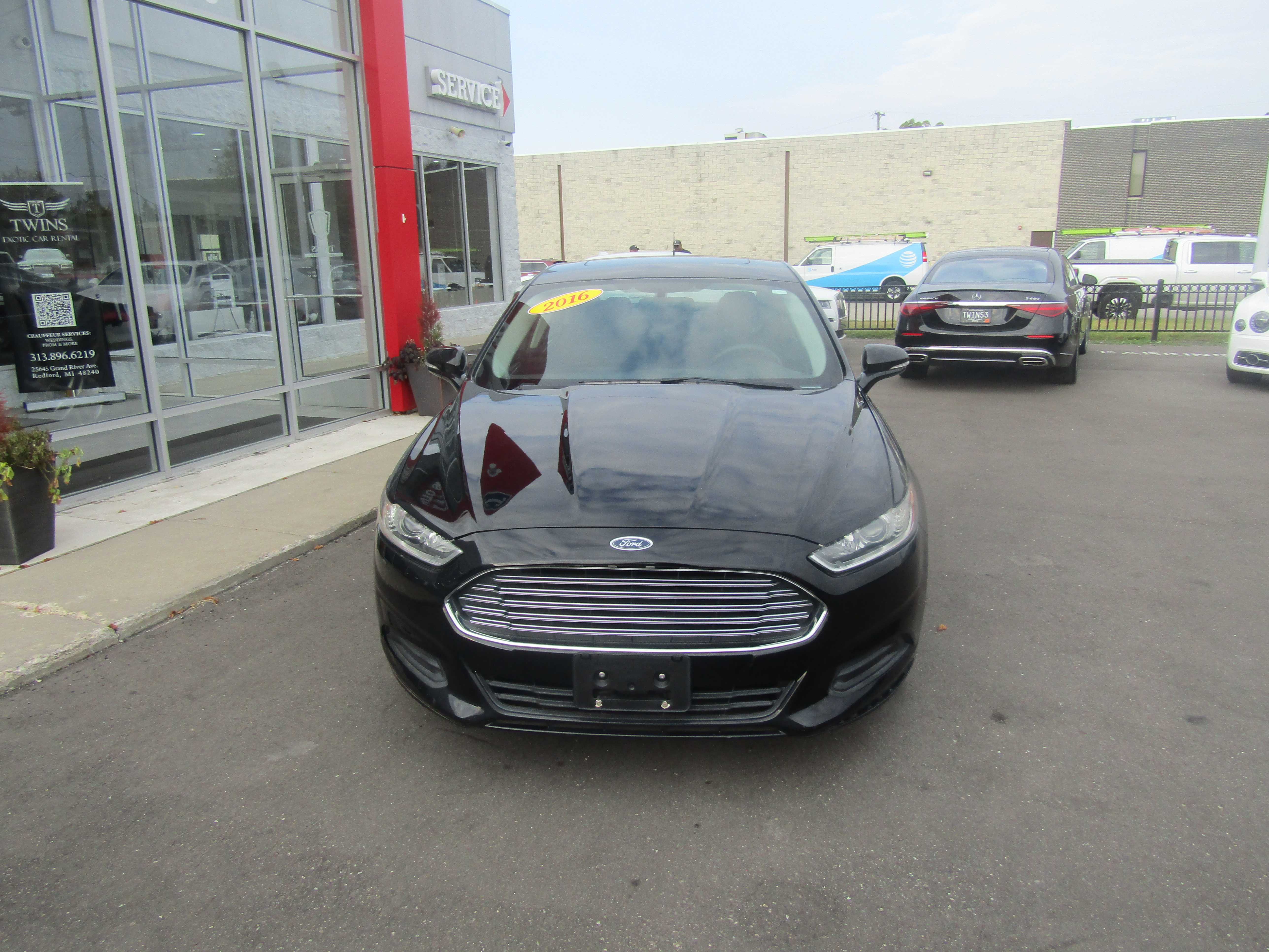 BLACK, 2016 FORD FUSION Thumnail Image 6