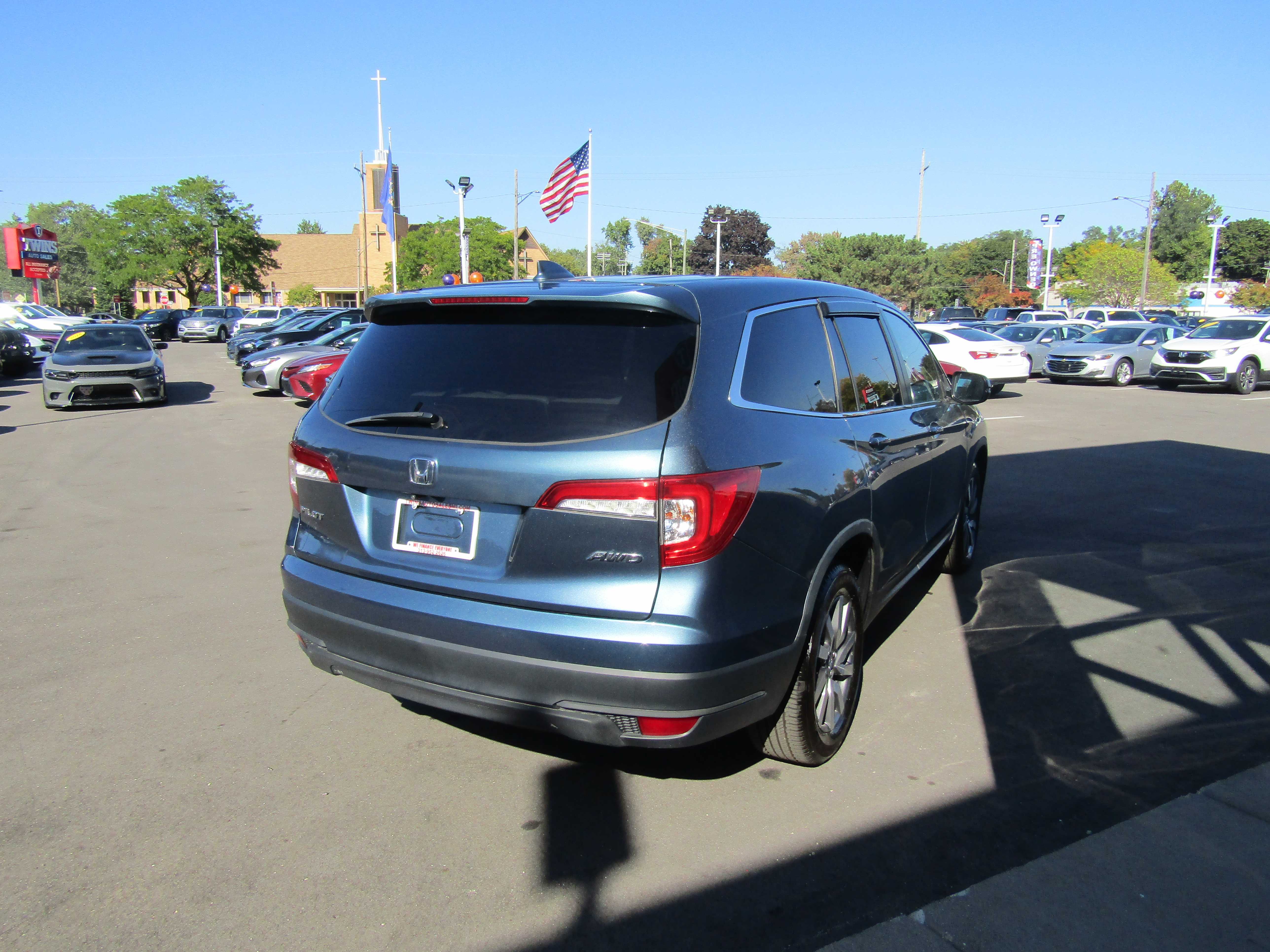 BLUE, 2019 HONDA PILOT Thumnail Image 4