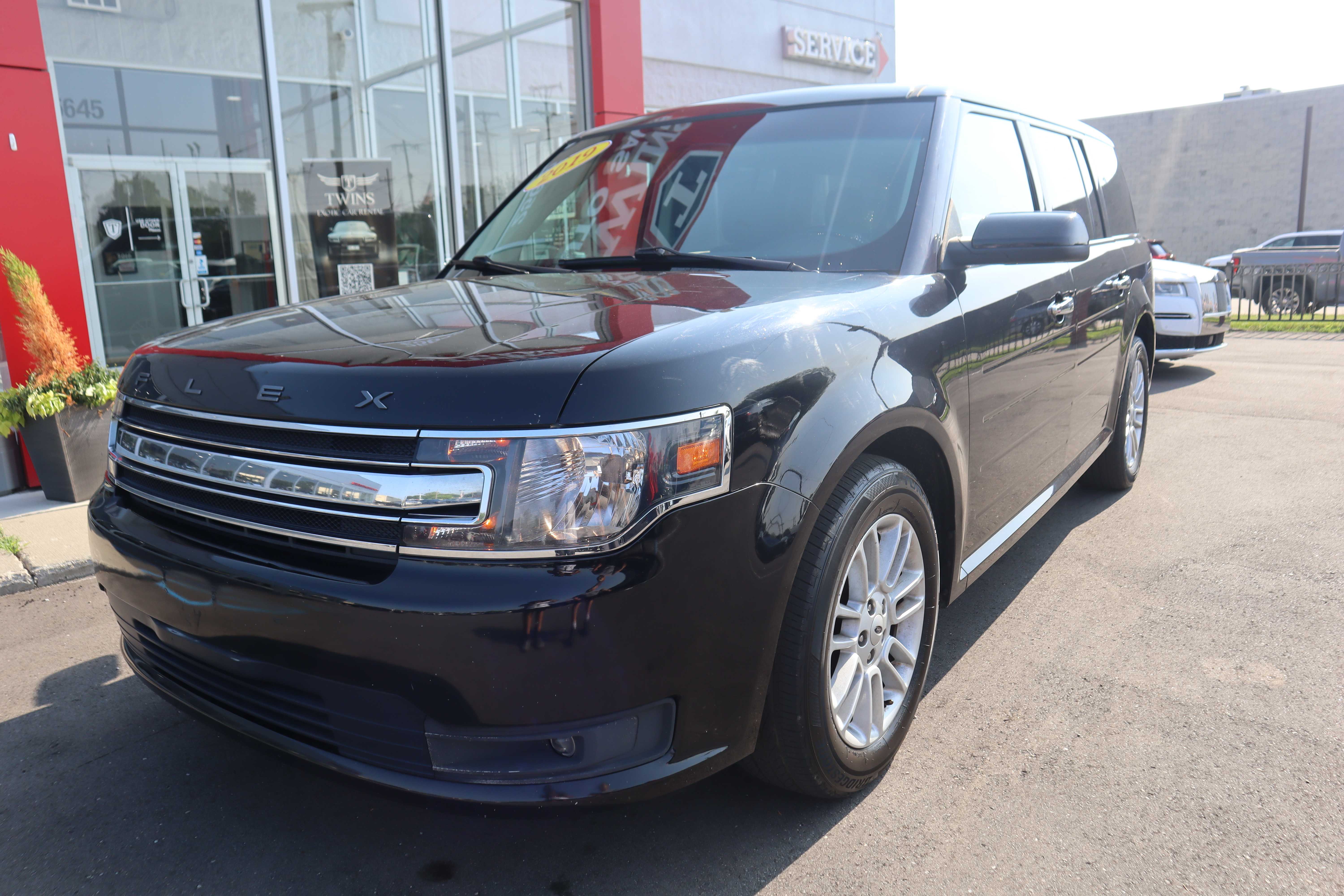 BLACK, 2019 FORD FLEX Thumnail Image 3